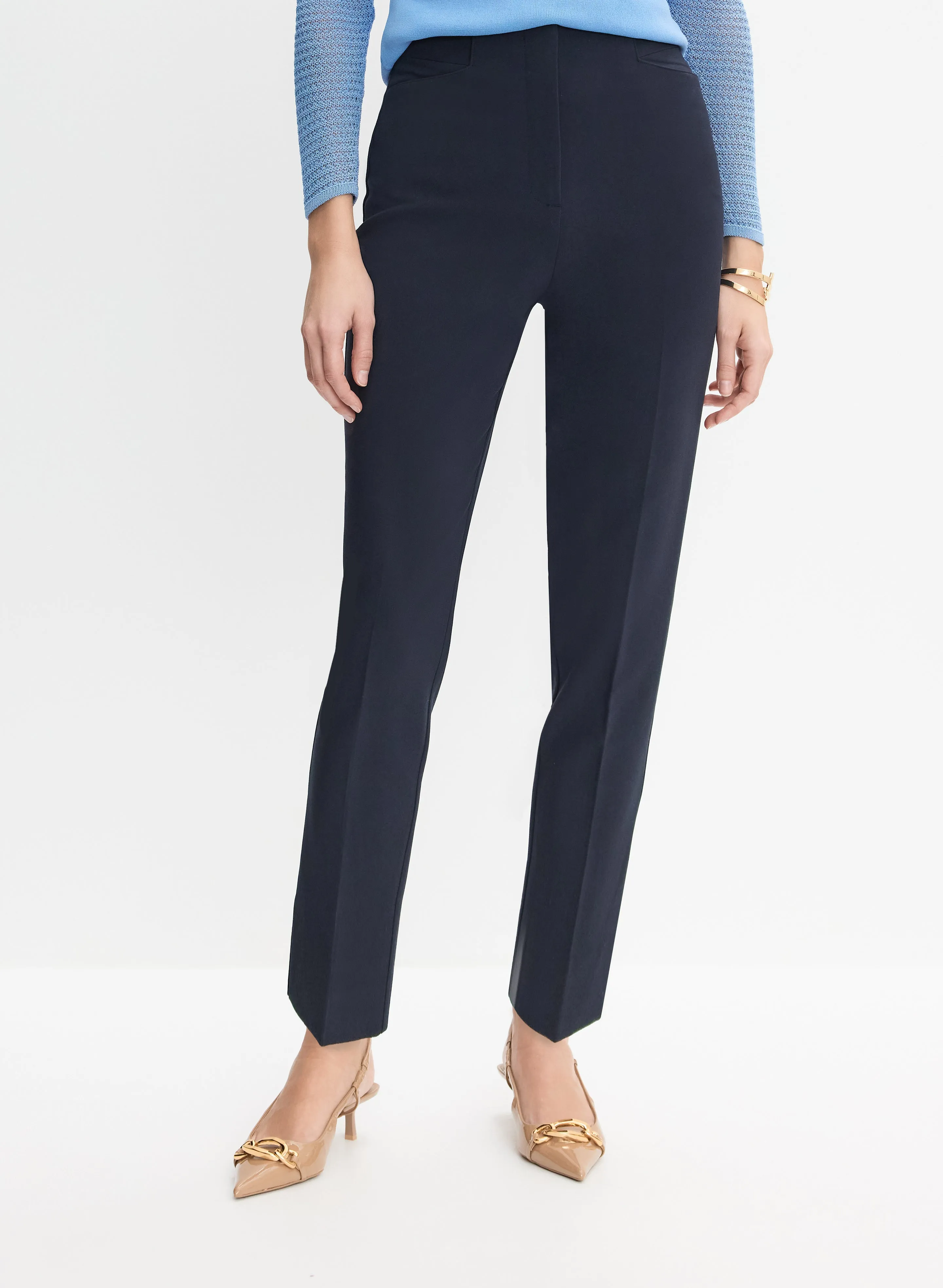 Juliette Slim-Leg Pants sold by Melanie Lyne