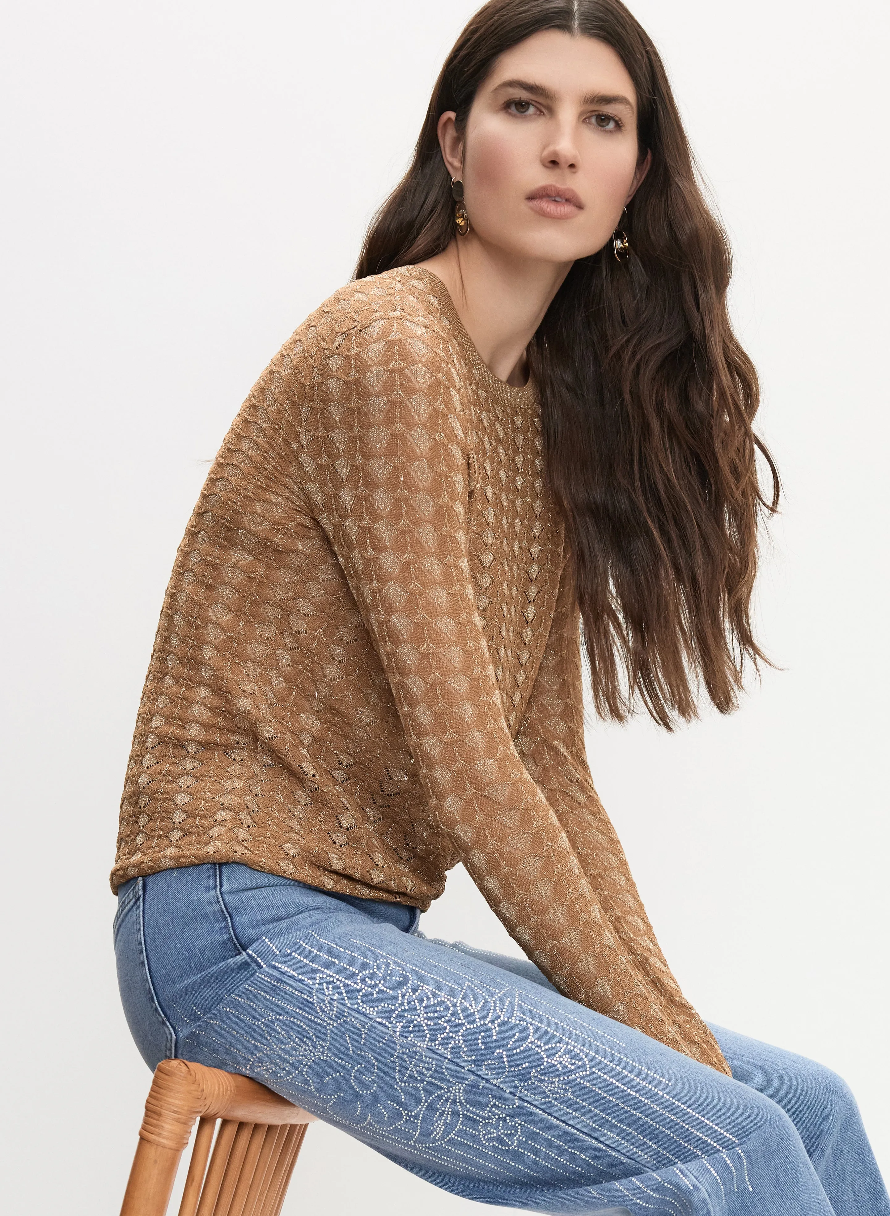 Open Knit Sweater sold by Melanie Lyne product image thumbnail 2