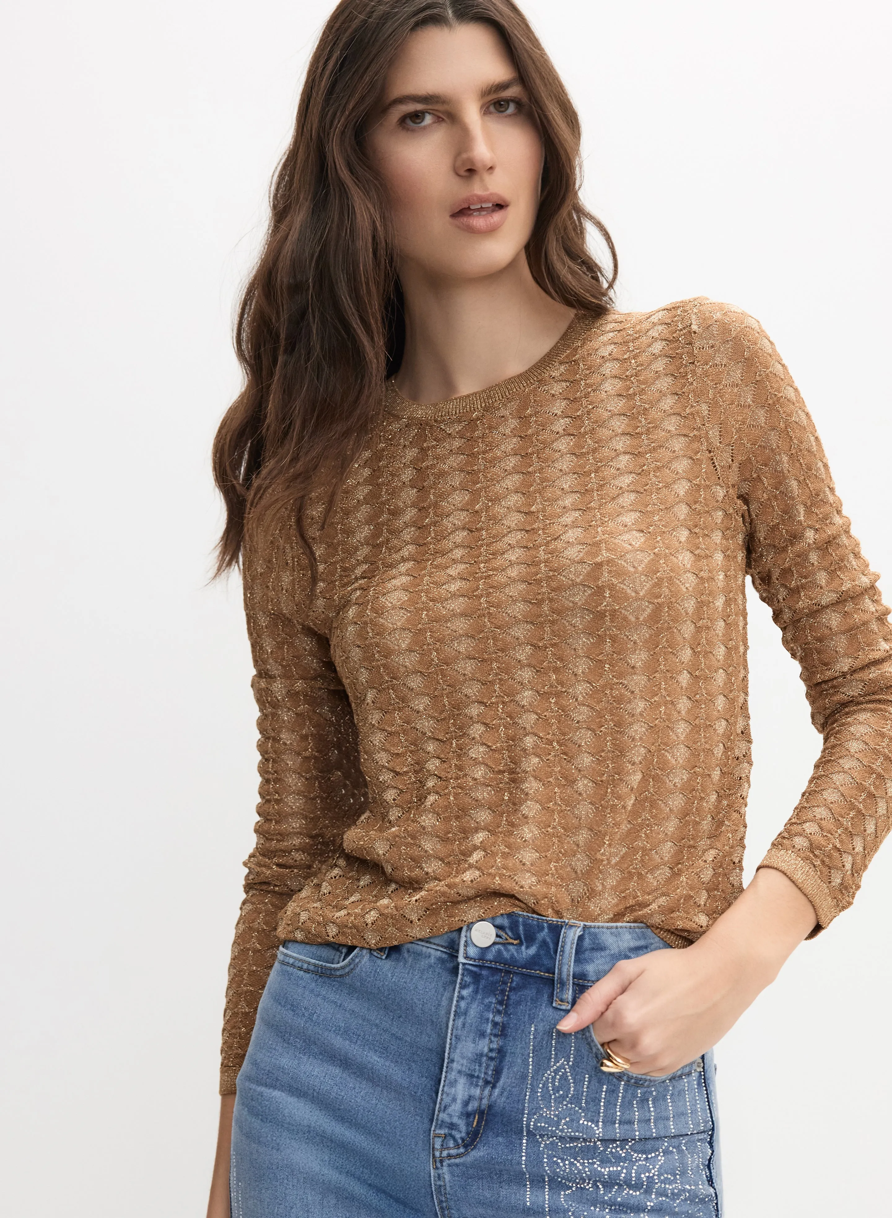 Open Knit Sweater sold by Melanie Lyne