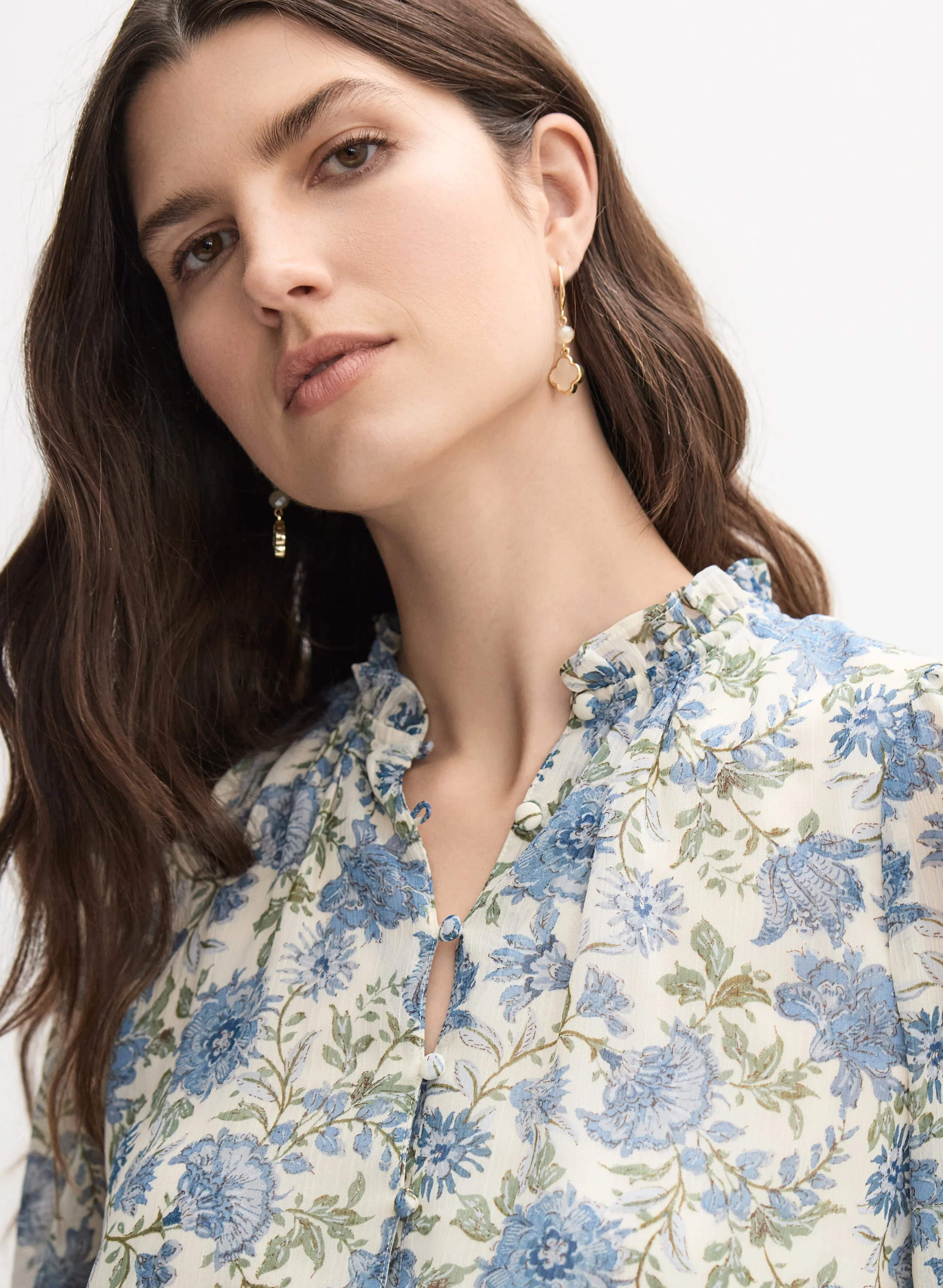 Floral Print Blouse sold by Melanie Lyne product image thumbnail 4