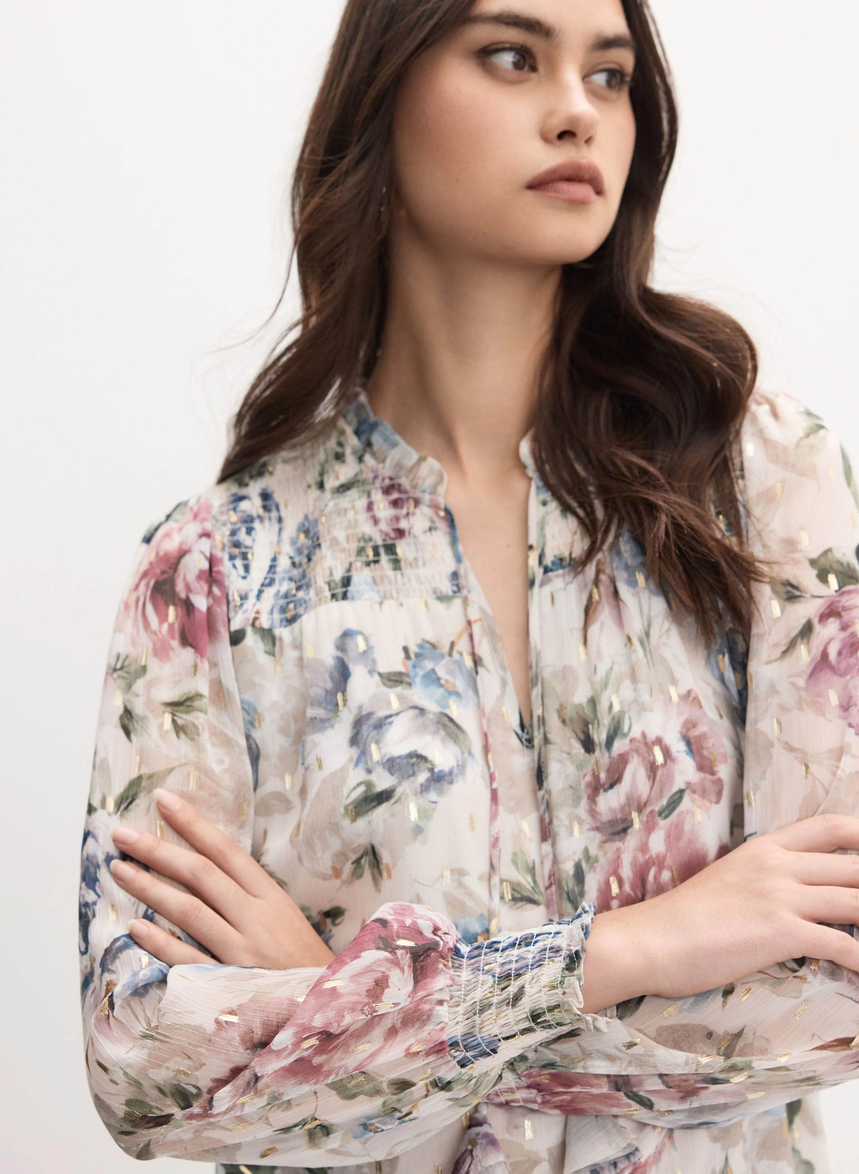Floral Print Blouse sold by Melanie Lyne product image thumbnail 4