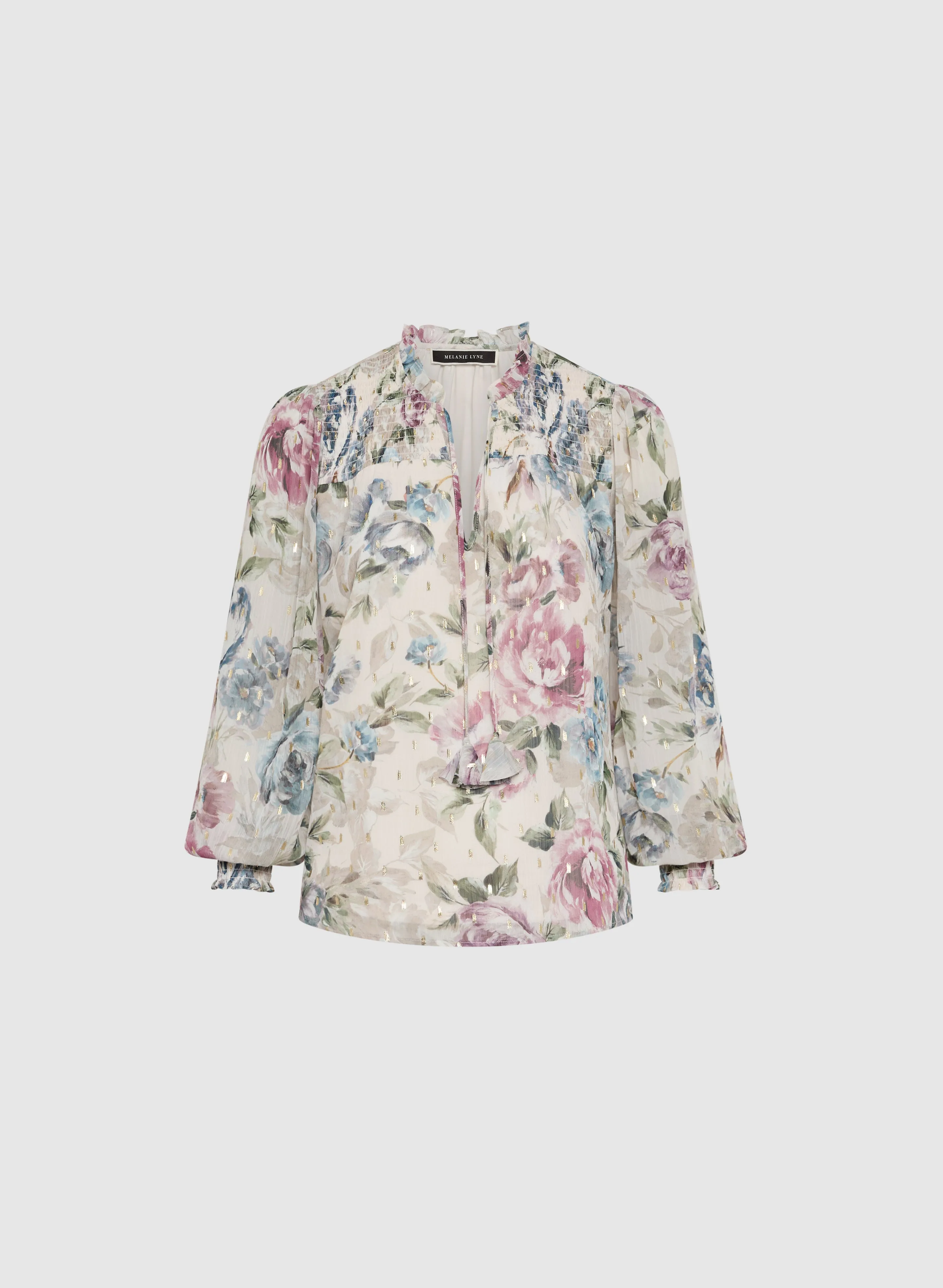 Floral Print Blouse sold by Melanie Lyne product image thumbnail 5