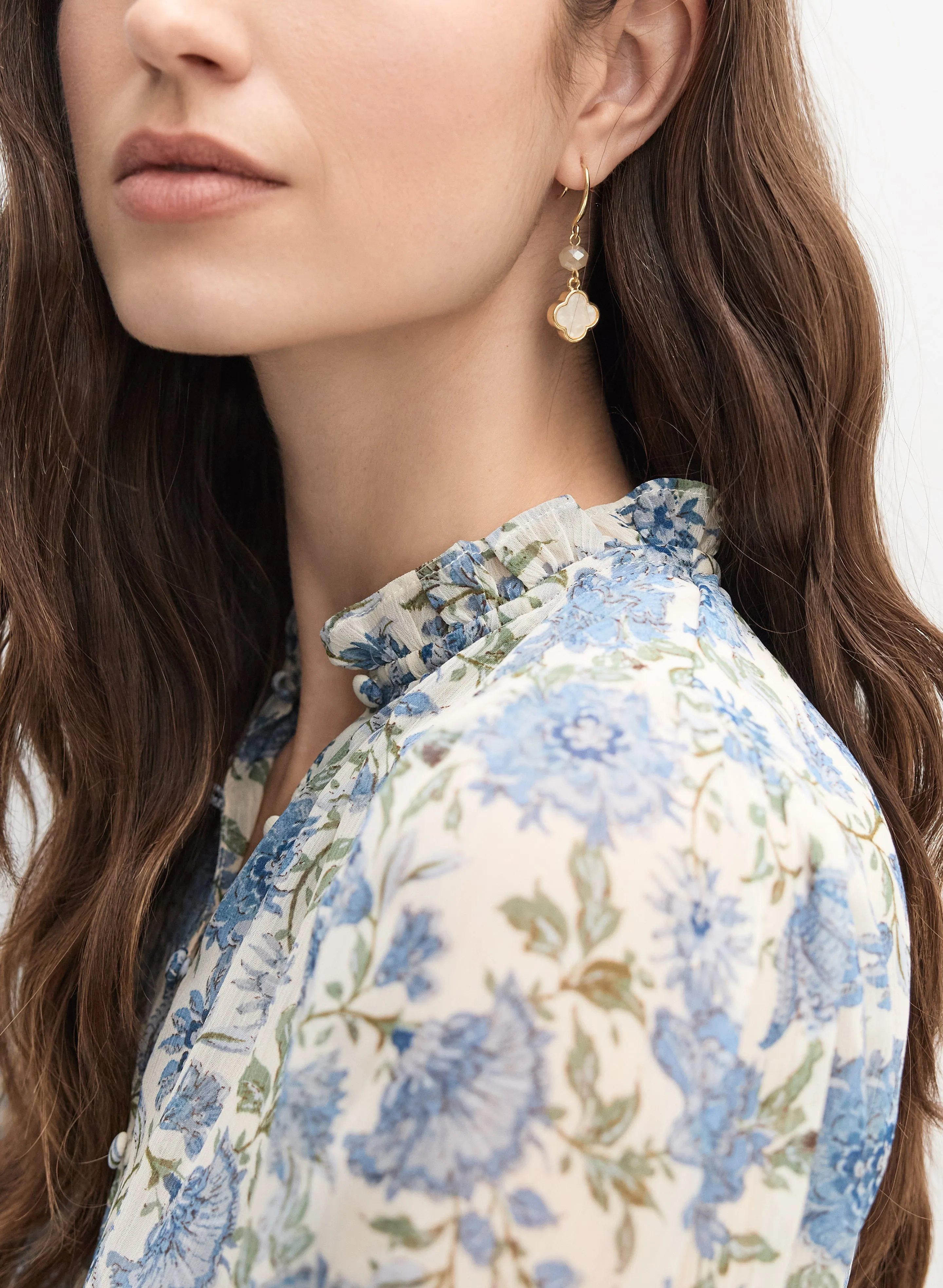 Clover Drop Earrings sold by Melanie Lyne product image thumbnail 2