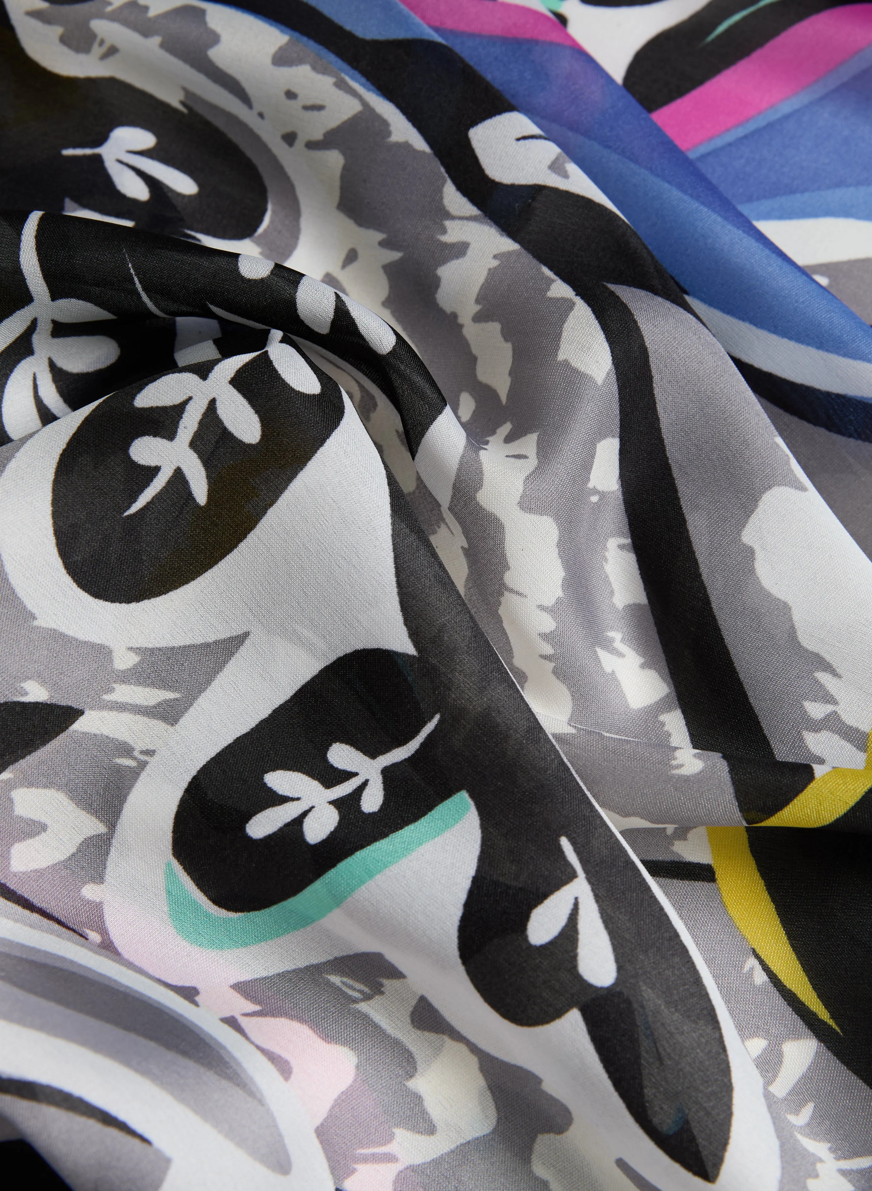 Mixed Leaf Print Scarf sold by Melanie Lyne product image thumbnail 2