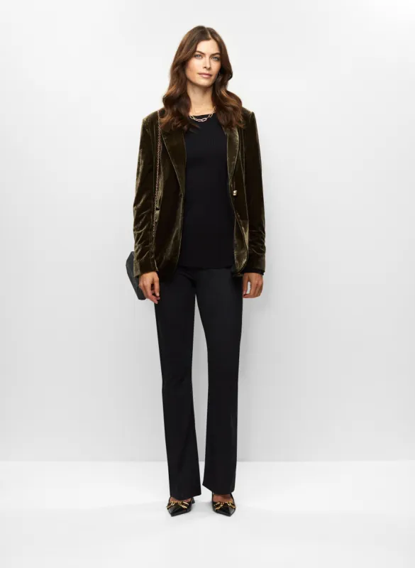 Velvet Jacket & Flare Pants sold by Melanie Lyne