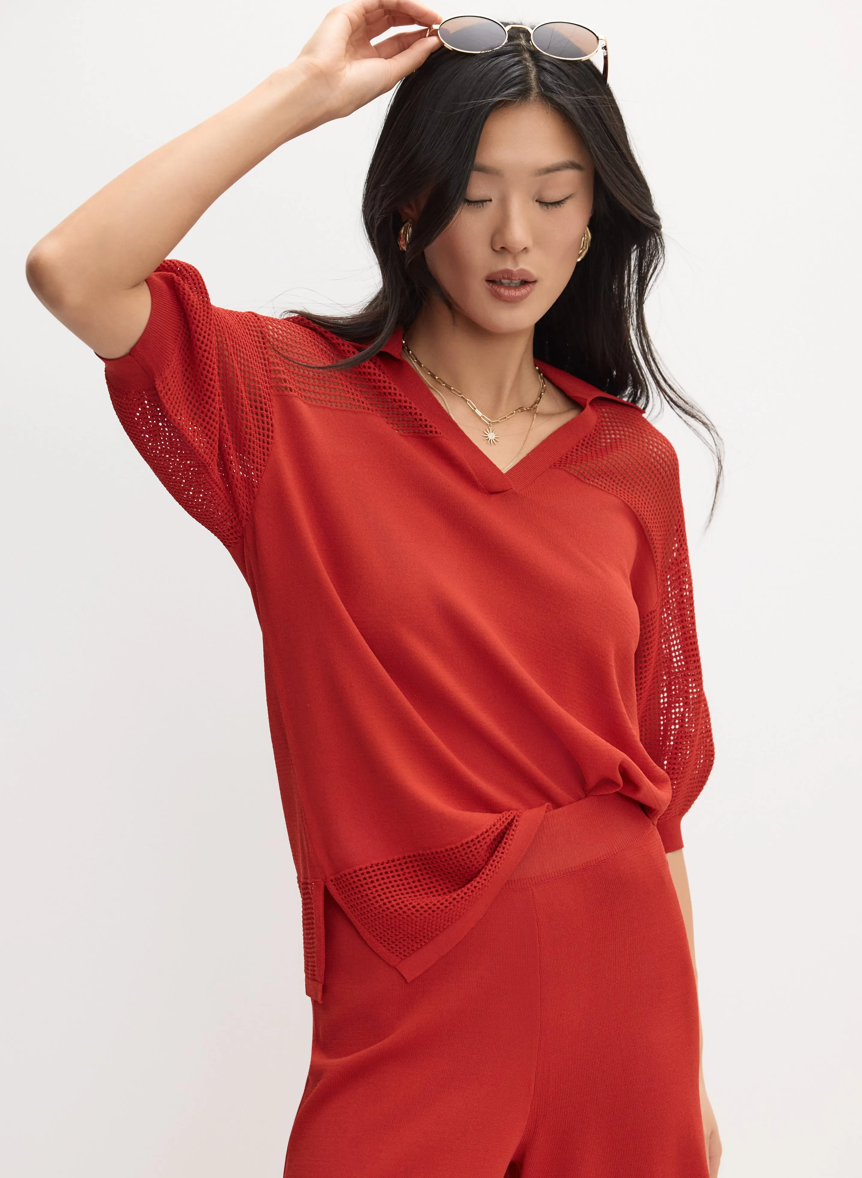 Joseph Ribkoff - Short Sleeve Sweater sold by Melanie Lyne