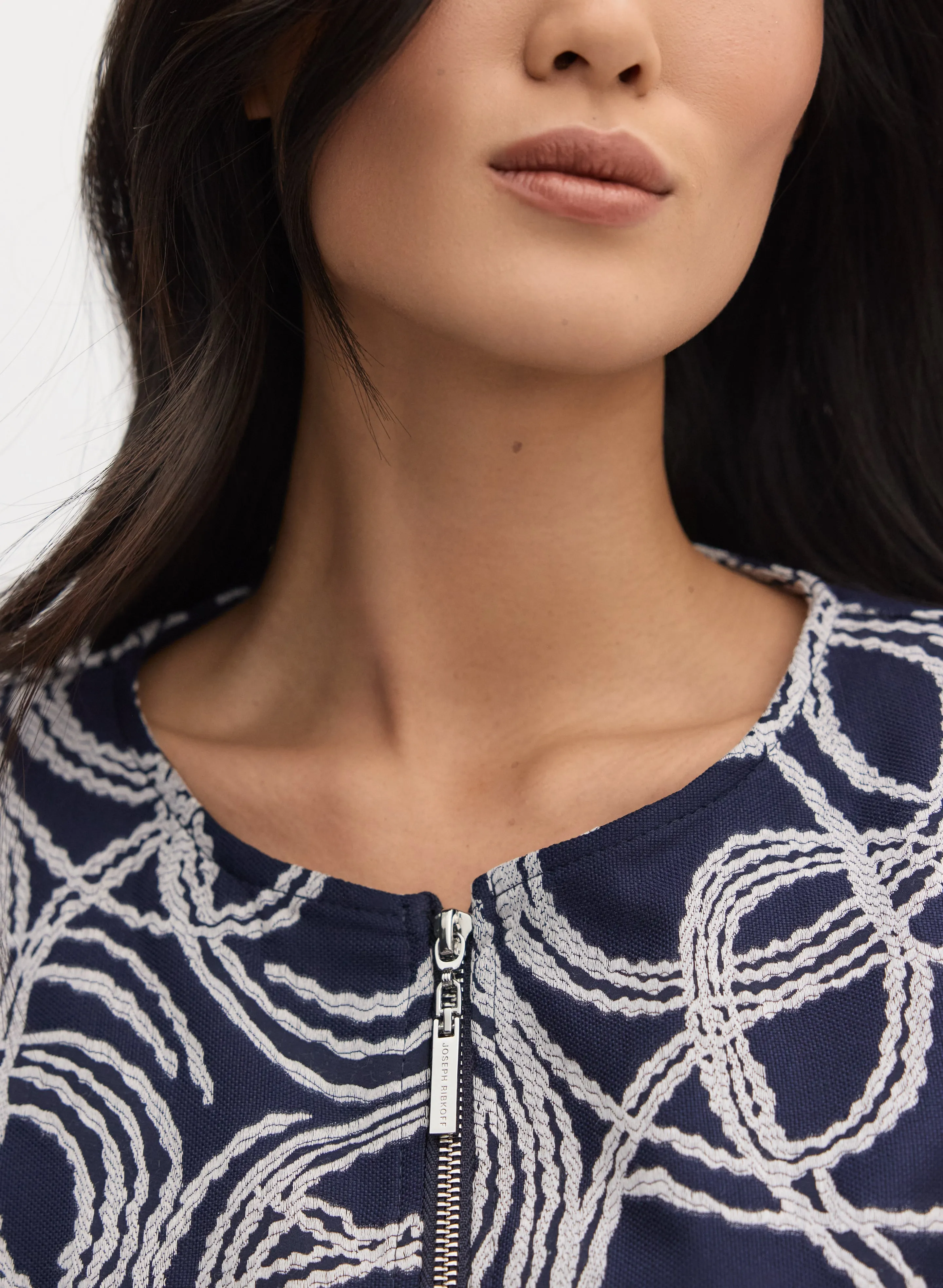 Joseph Ribkoff - Swirl Print Jacket sold by Melanie Lyne product image thumbnail 2