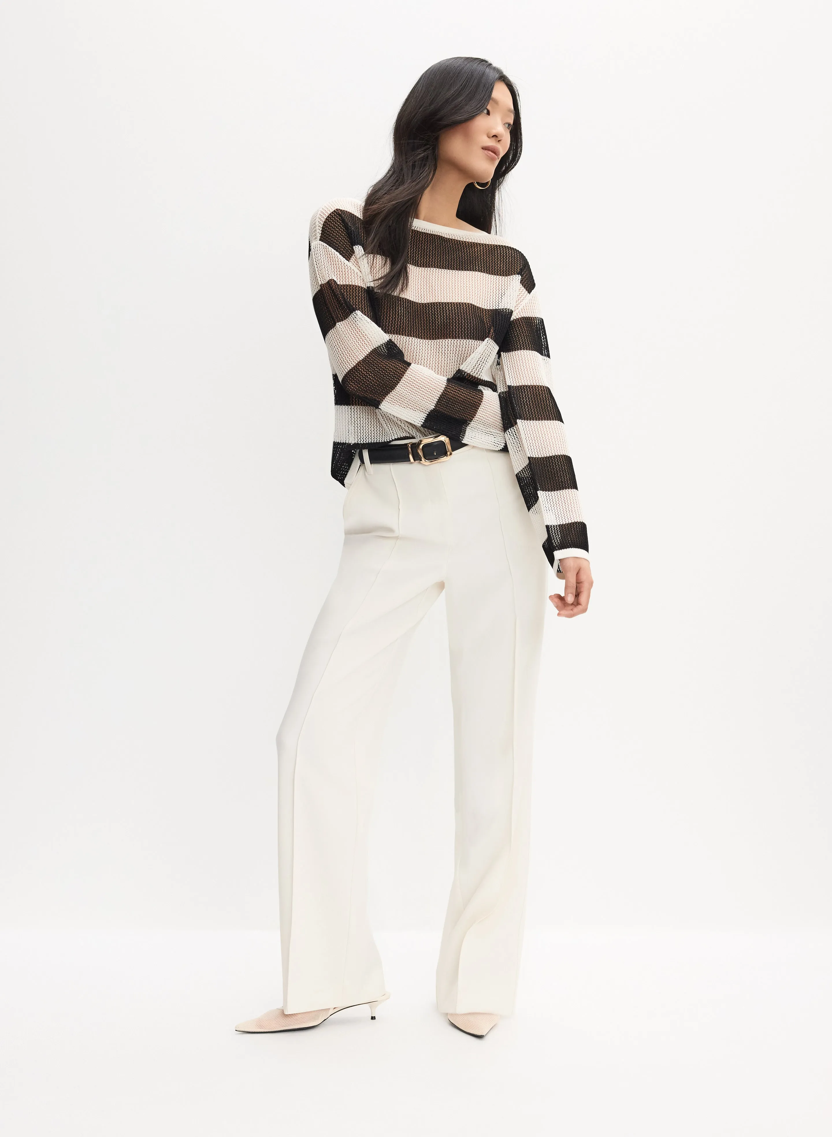 Joseph Ribkoff - Stripe Knit Sweater sold by Melanie Lyne product image thumbnail 3