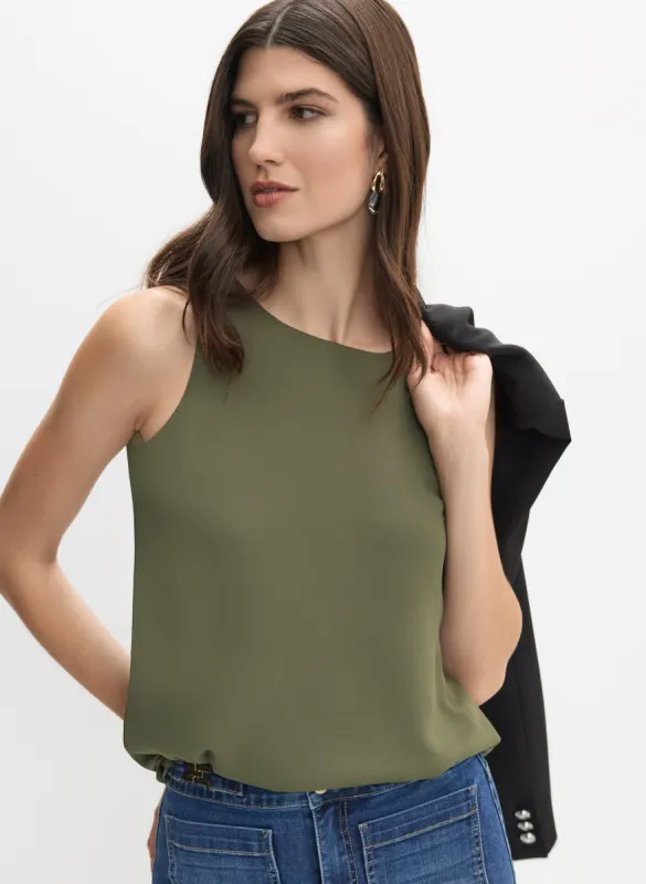 Sleeveless Crepe Blouse sold by Melanie Lyne