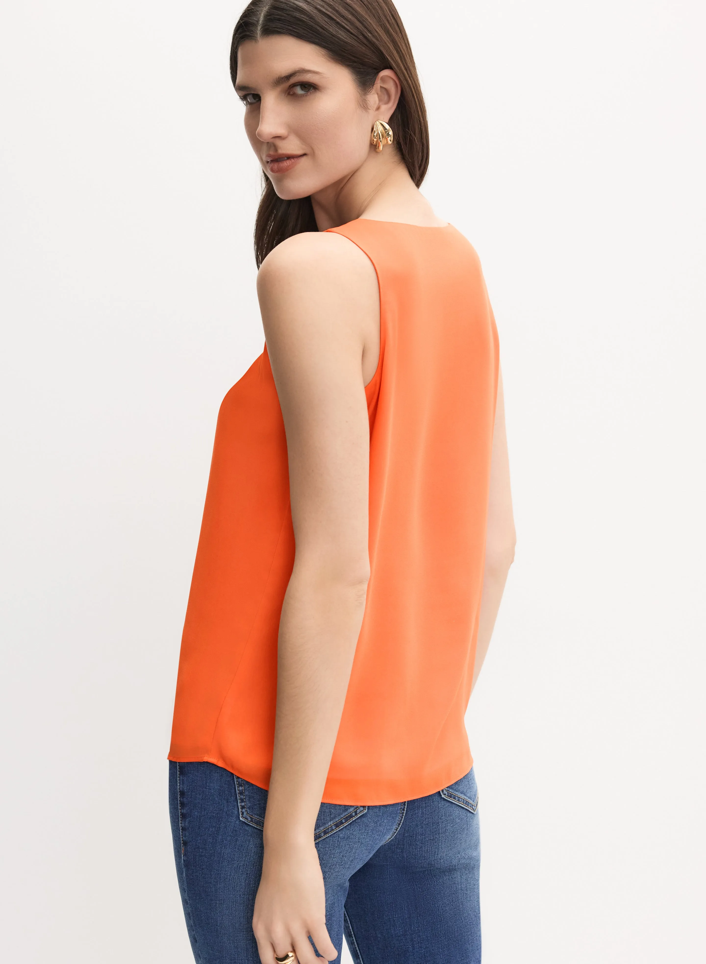 Sleeveless Crepe Blouse sold by Melanie Lyne product image thumbnail 4