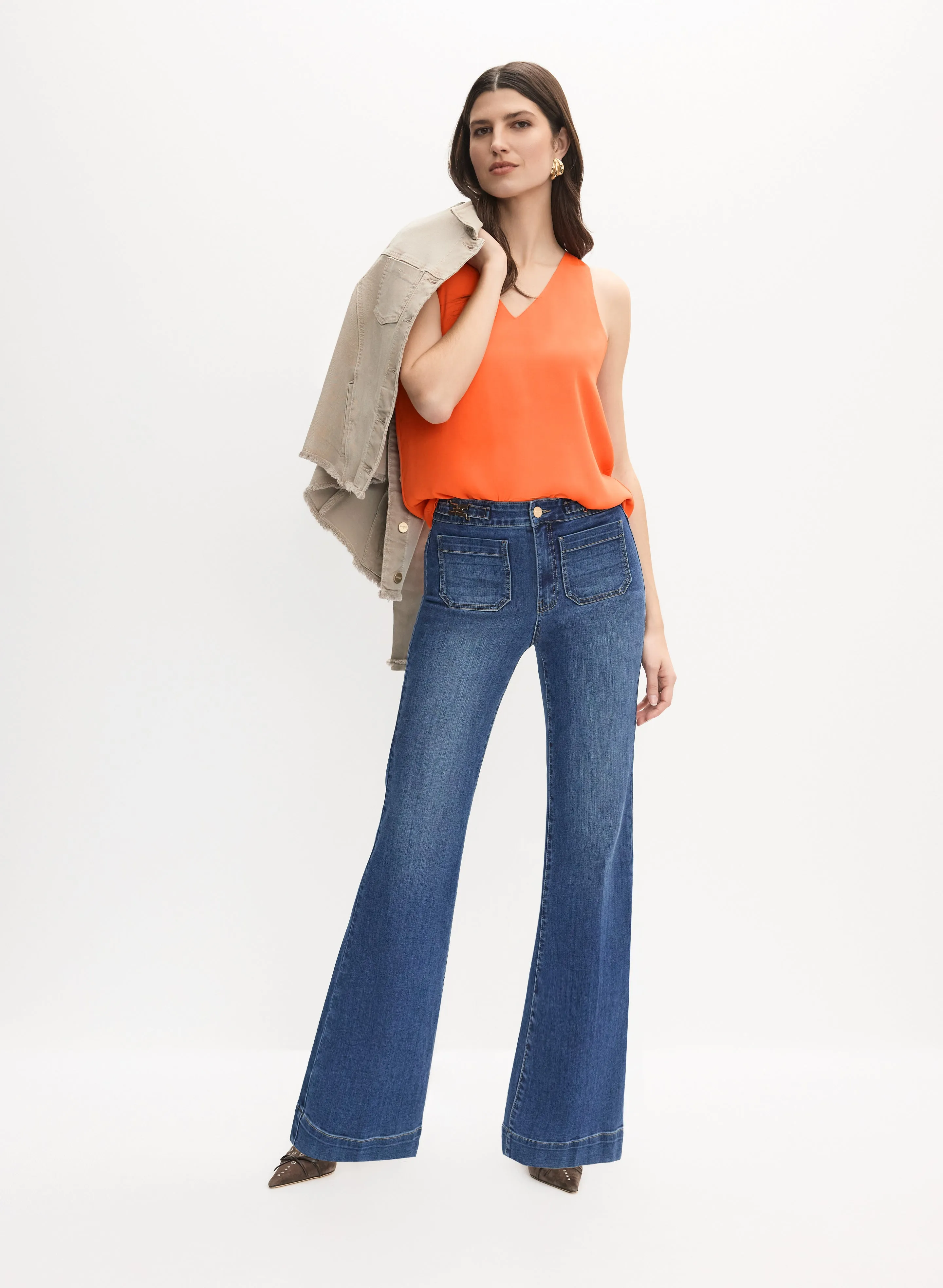 Sleeveless Crepe Blouse sold by Melanie Lyne product image thumbnail 3