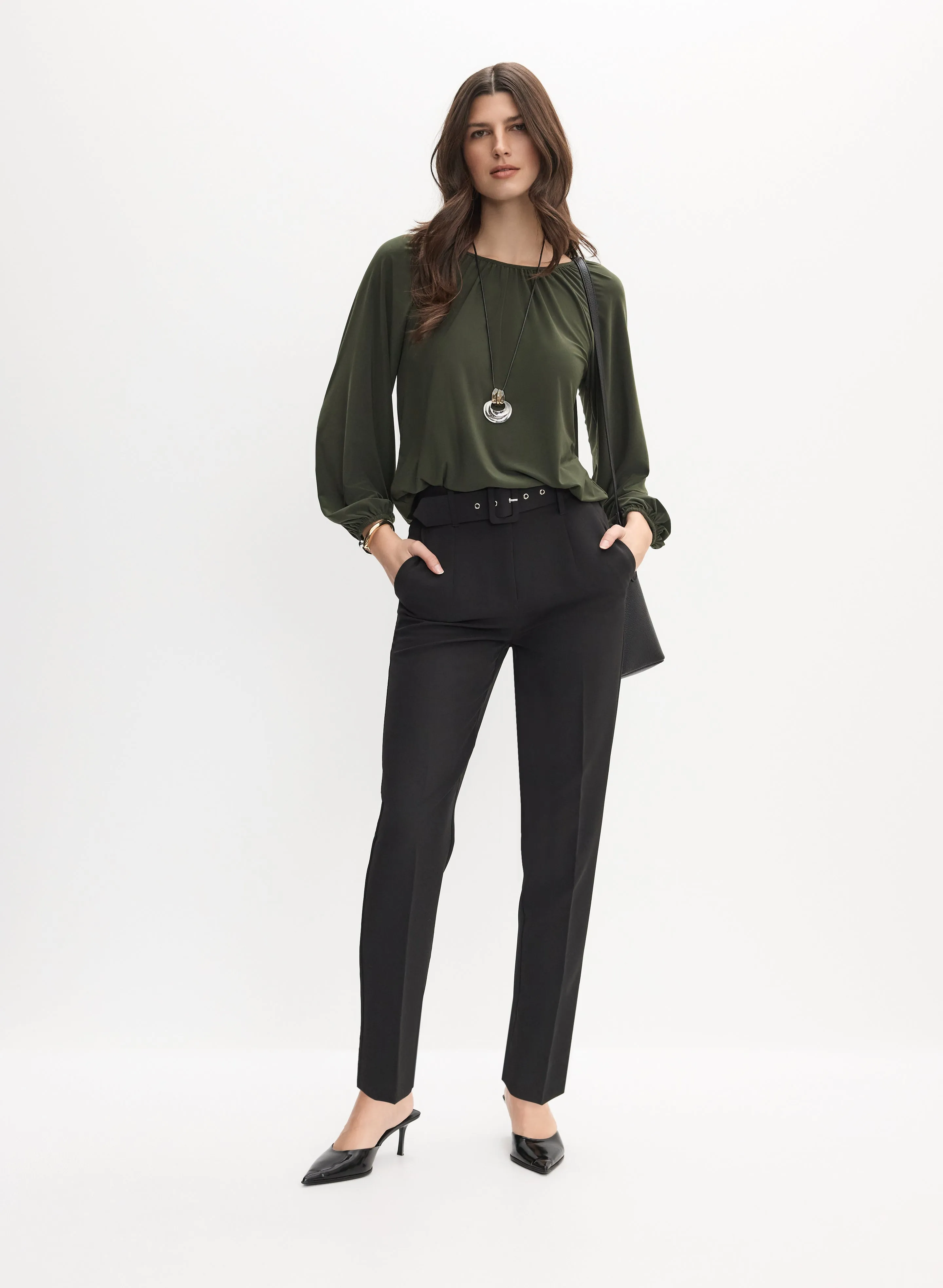 Balloon Sleeve Shirt sold by Melanie Lyne product image thumbnail 3