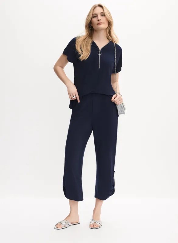 Joseph Ribkoff - Zip Neck Jumpsuit sold by Melanie Lyne