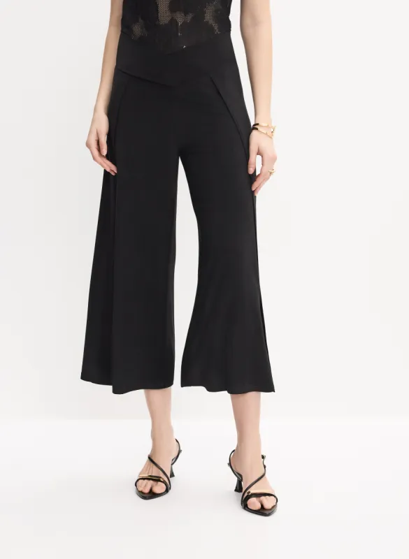 Joseph Ribkoff - Cropped Wide-Leg Pants made by Melanie Lyne