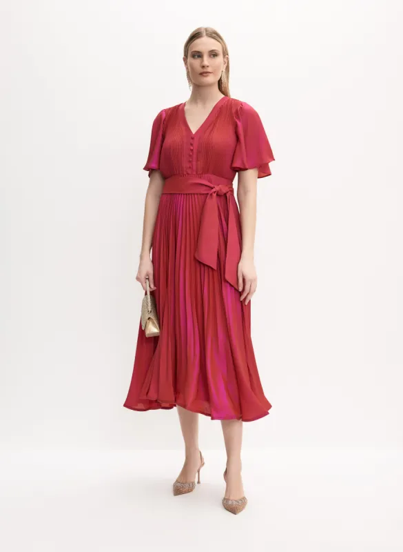 Pleated Tie Detail Dress sold by Melanie Lyne