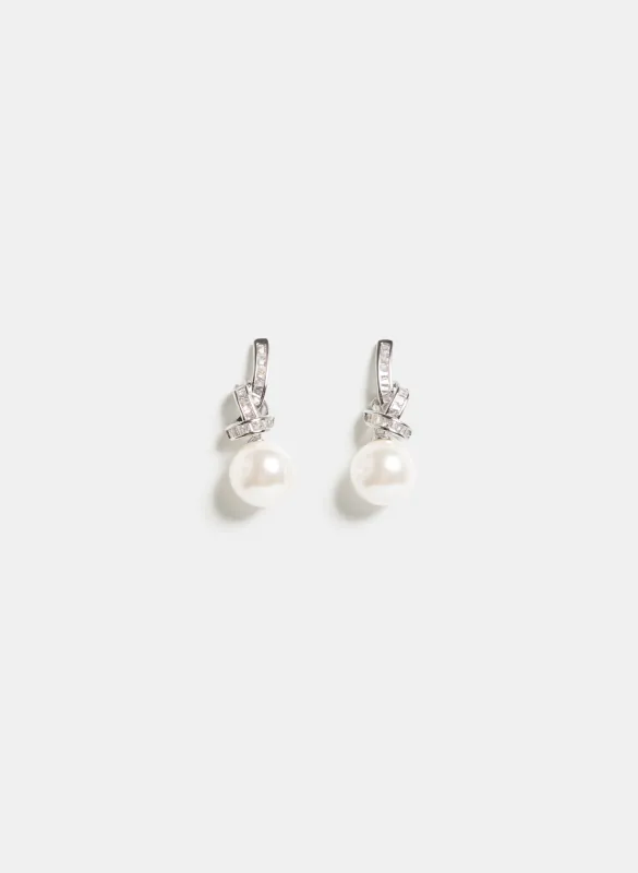 Pearl & Crystal Earrings sold by Melanie Lyne