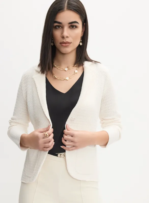 Notch Collar Cardigan sold by Melanie Lyne