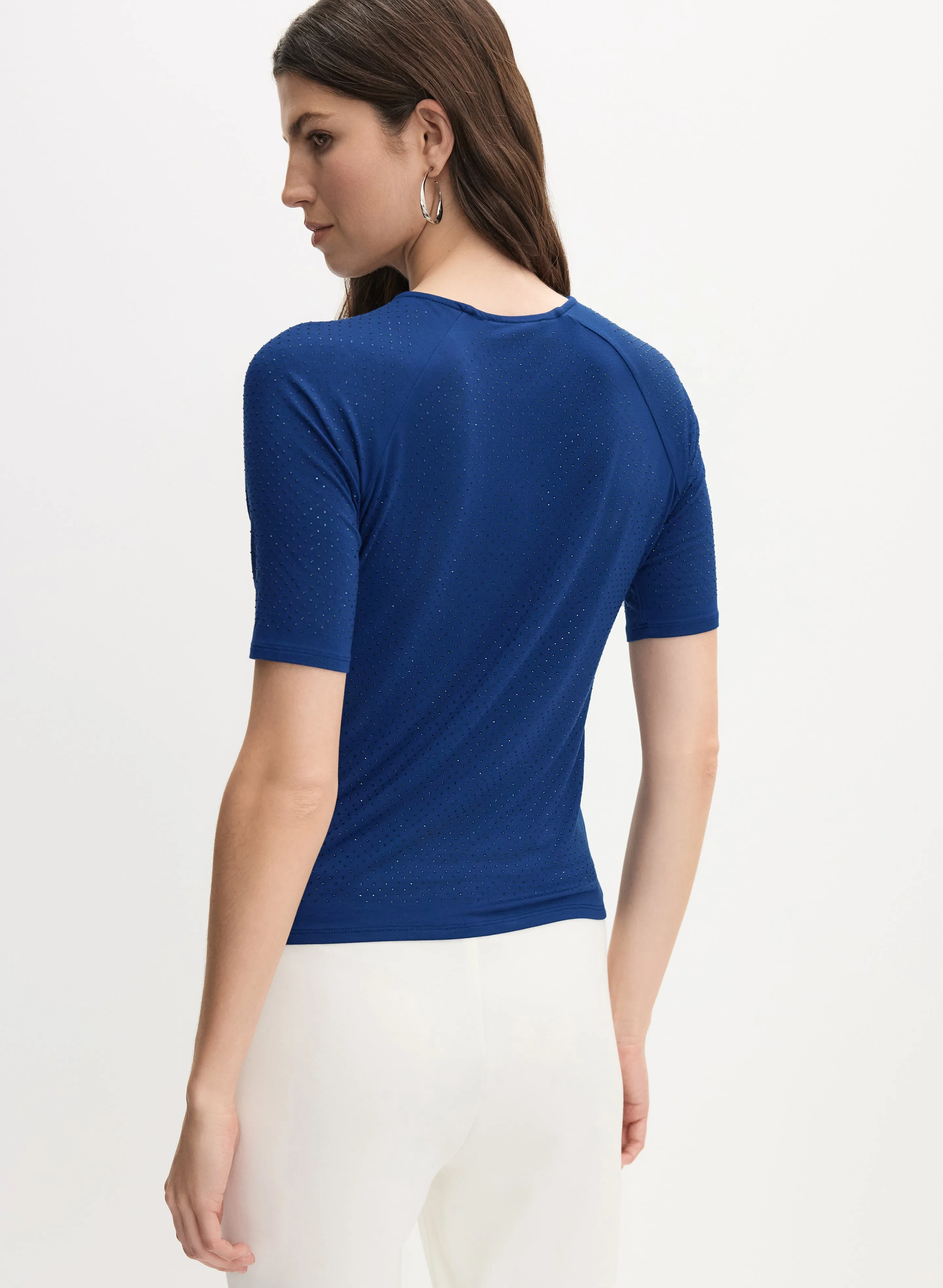 All-Over Stud Embellished T-Shirt sold by Melanie Lyne product image thumbnail 4