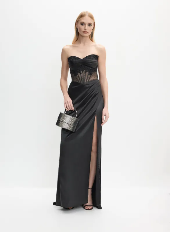 Beaded Corset Bodice Dress sold by Melanie Lyne
