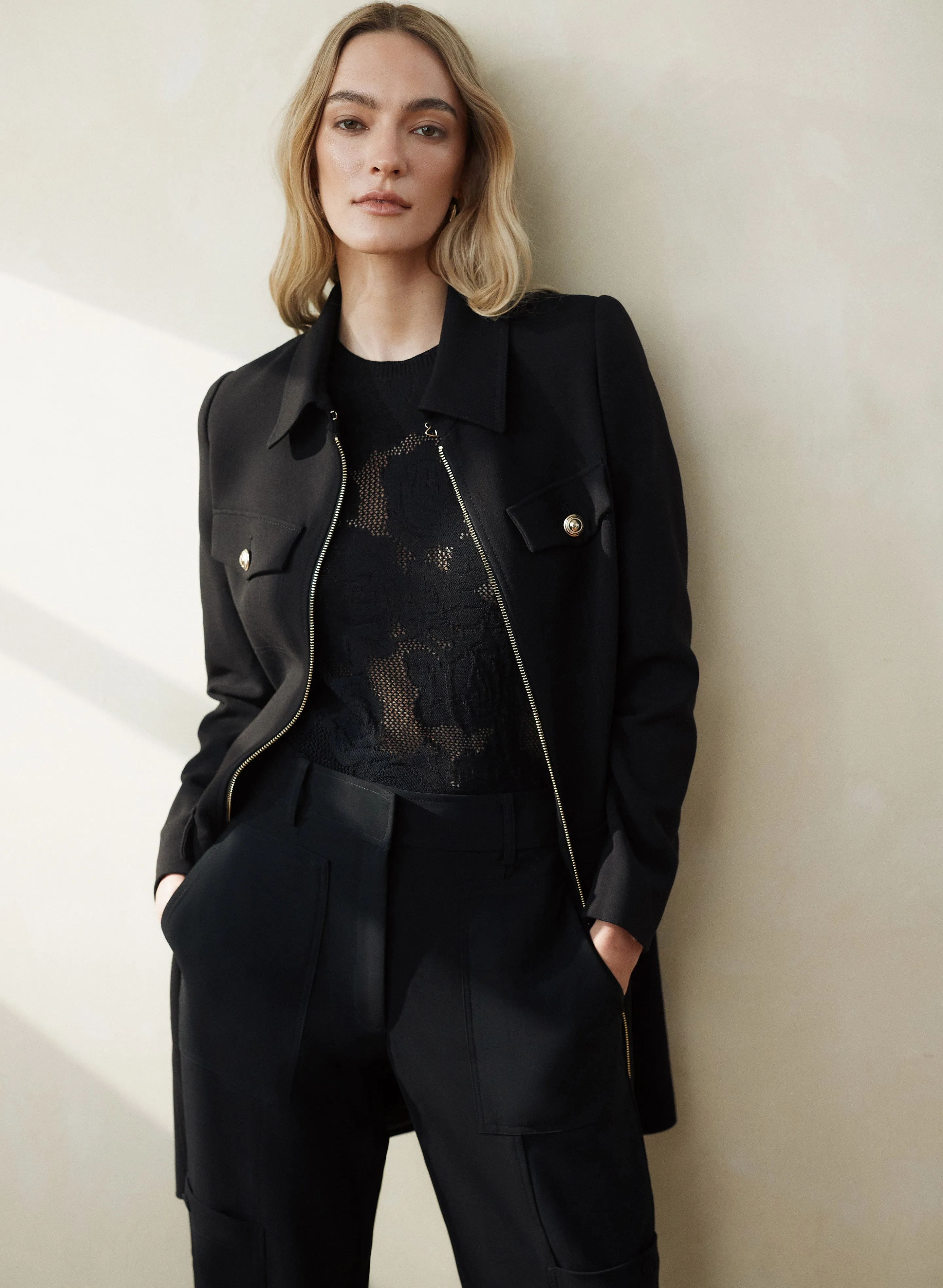 Sleeveless Open-Knit Rose Sweater sold by Melanie Lyne product image thumbnail 3