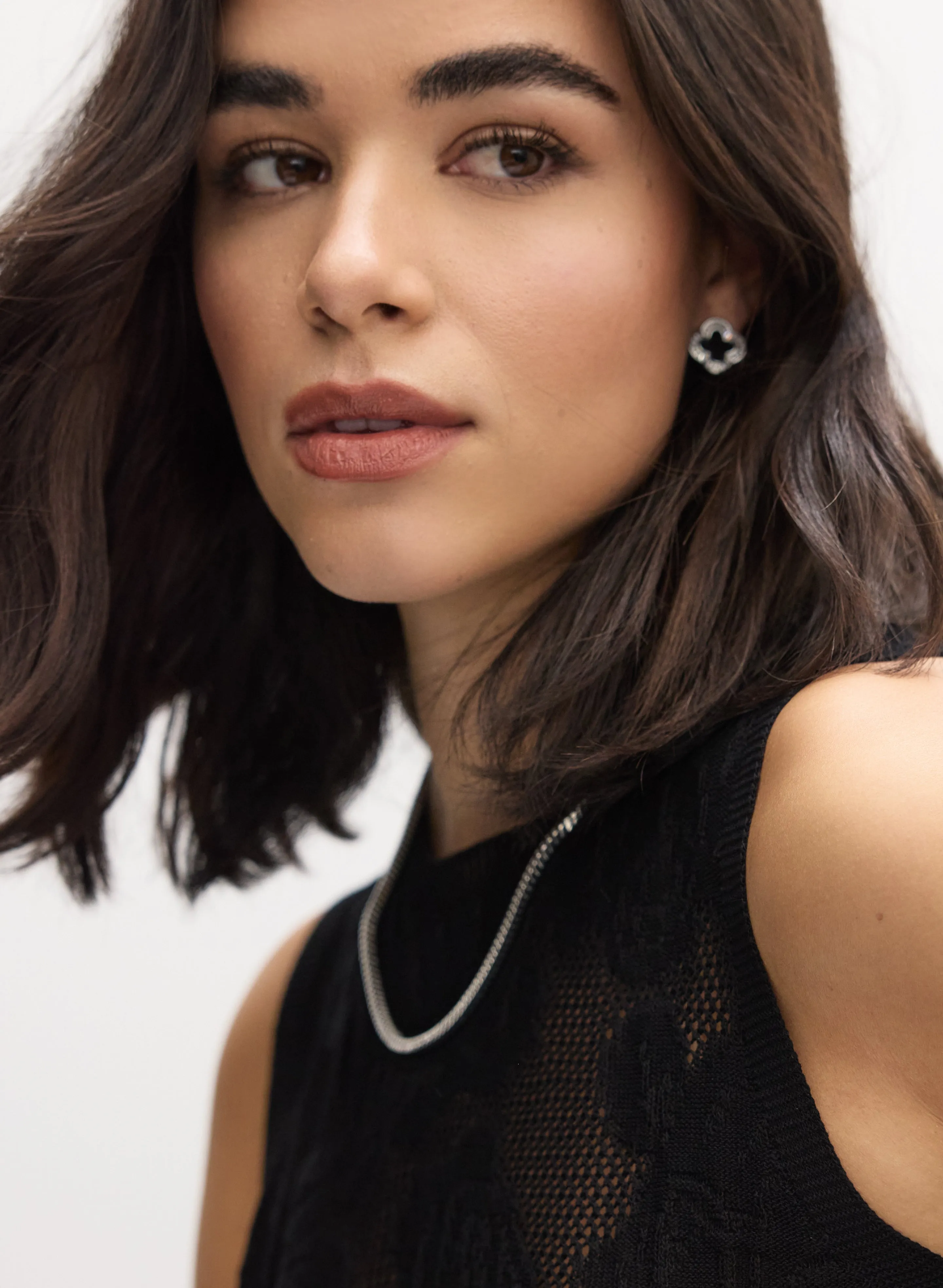 Sleeveless Open-Knit Rose Sweater sold by Melanie Lyne product image thumbnail 2