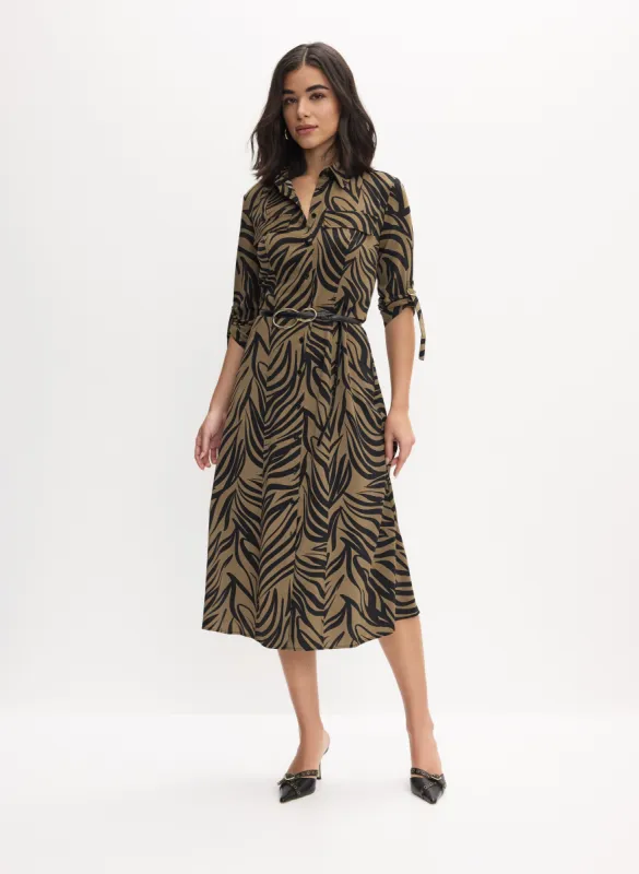Zebra Print Shirt Dress sold by Melanie Lyne