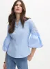 Crochet Balloon Sleeve Blouse sold by Melanie Lyne