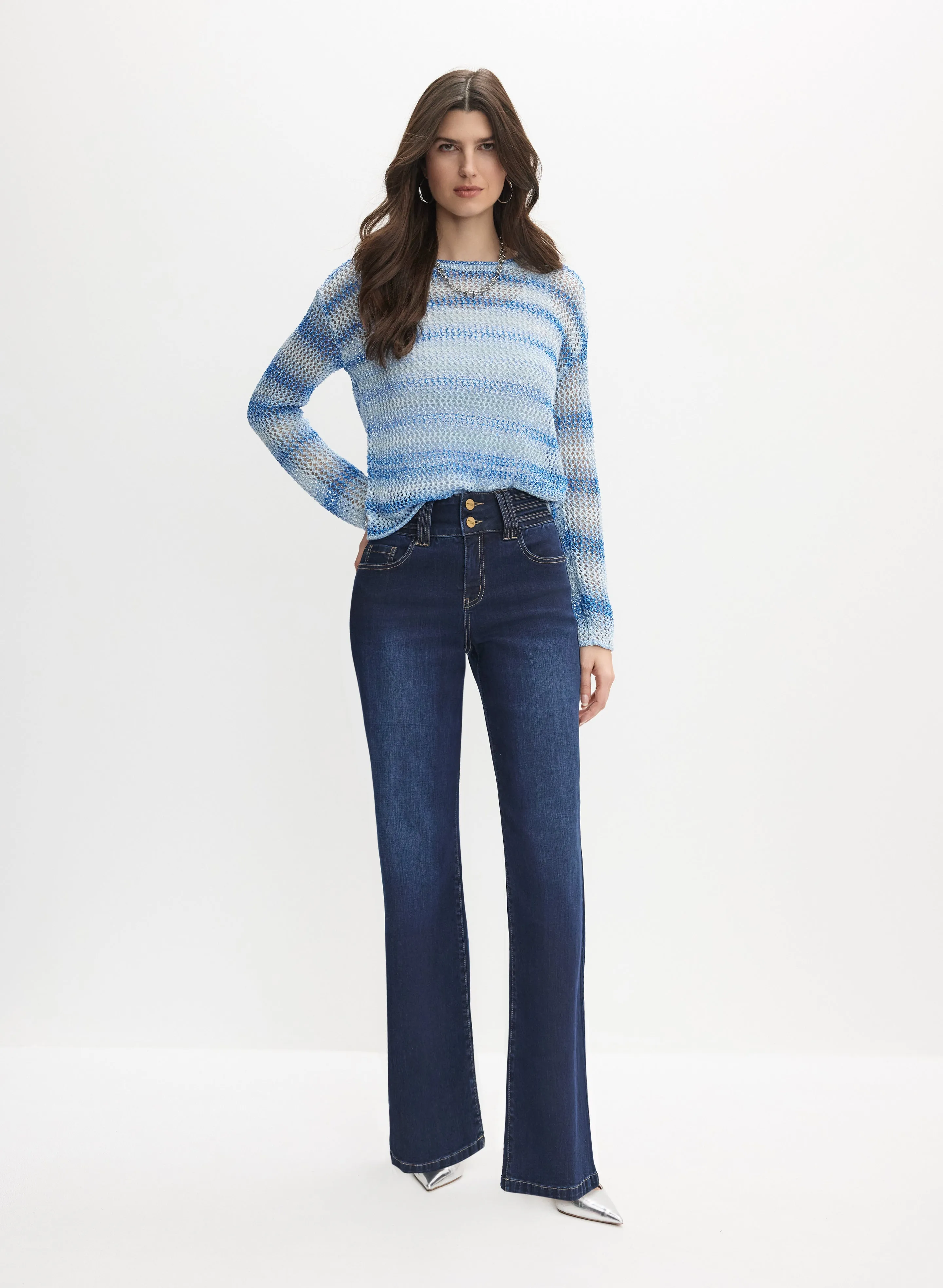 Stripe Knit Sweater sold by Melanie Lyne product image thumbnail 3