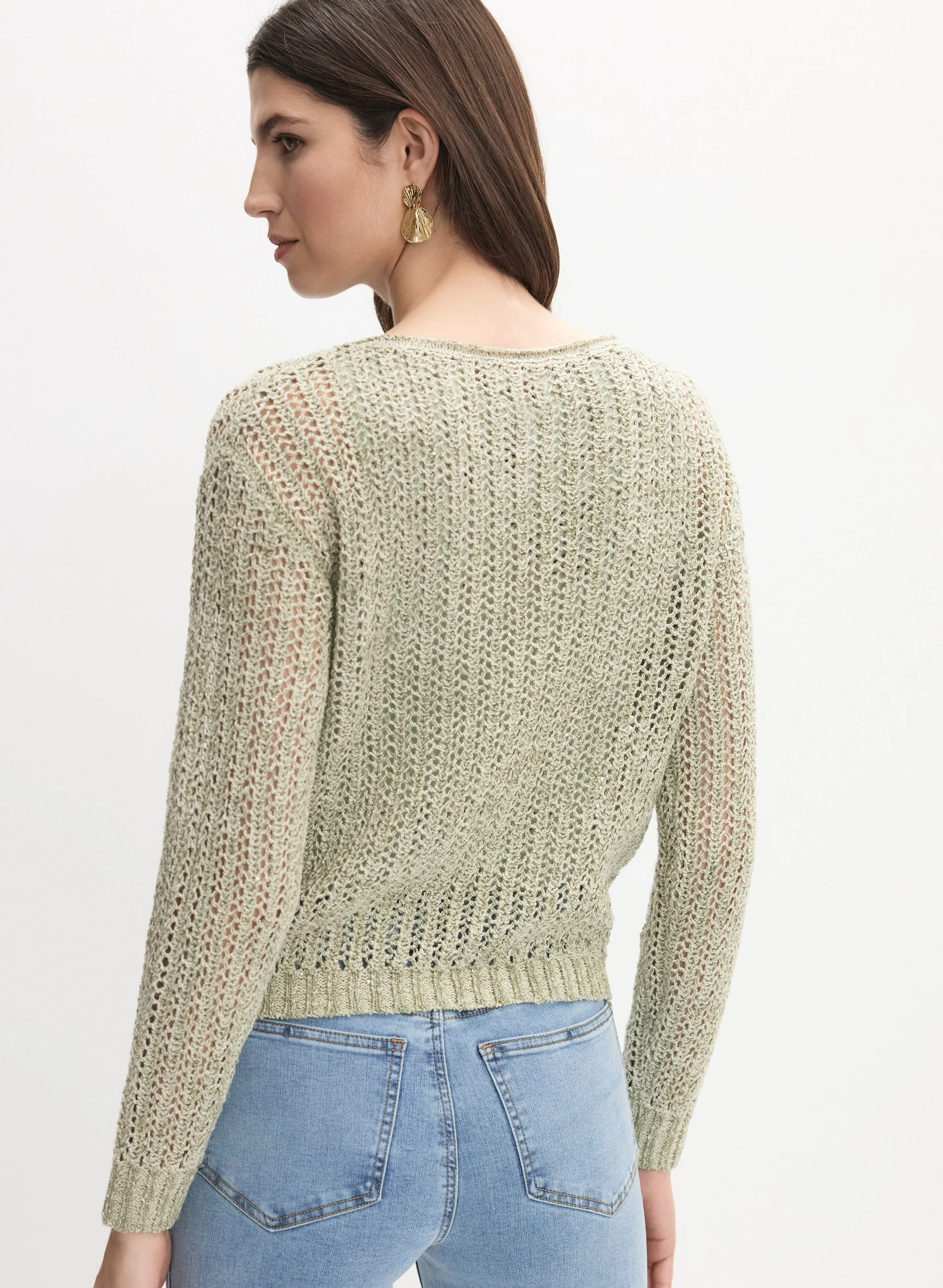 Open Knit Sweater sold by Melanie Lyne product image thumbnail 4