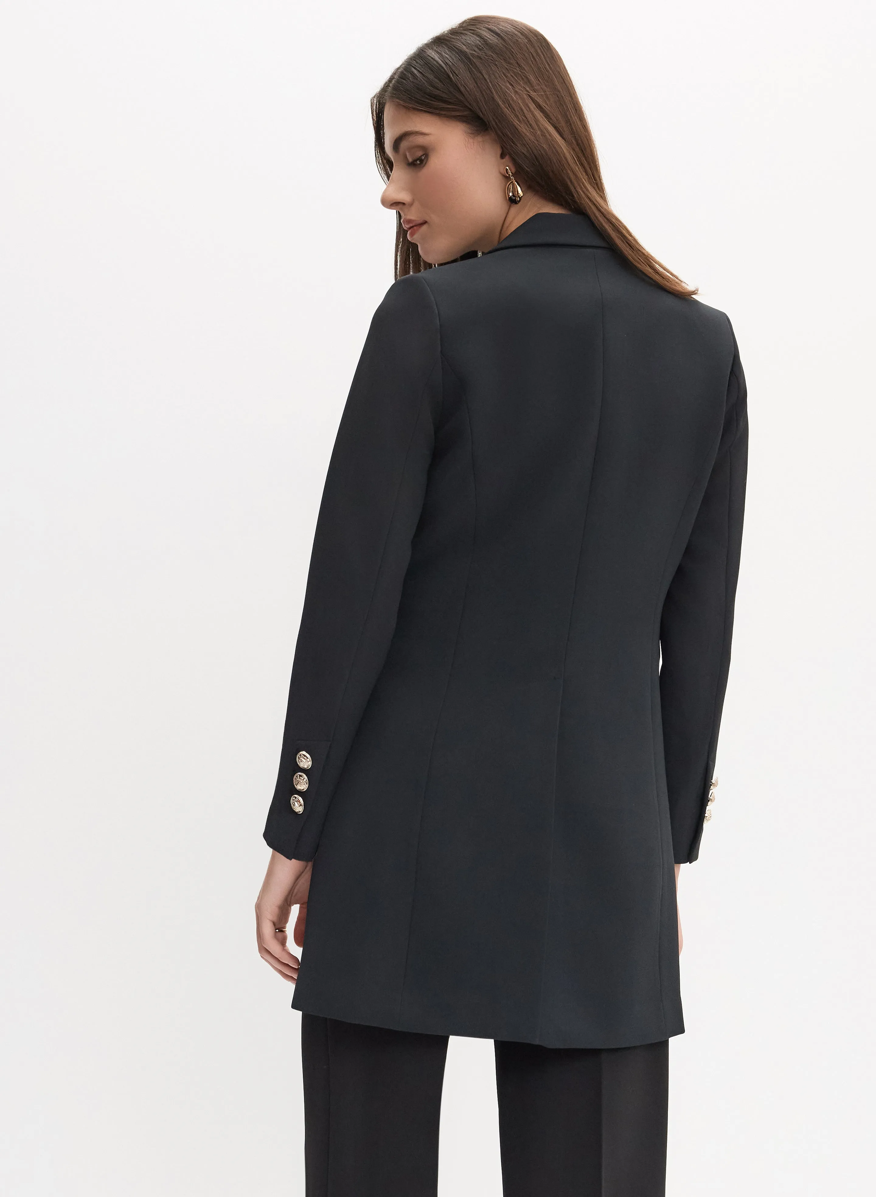 Long Metal Accent Jacket sold by Melanie Lyne product image thumbnail 4