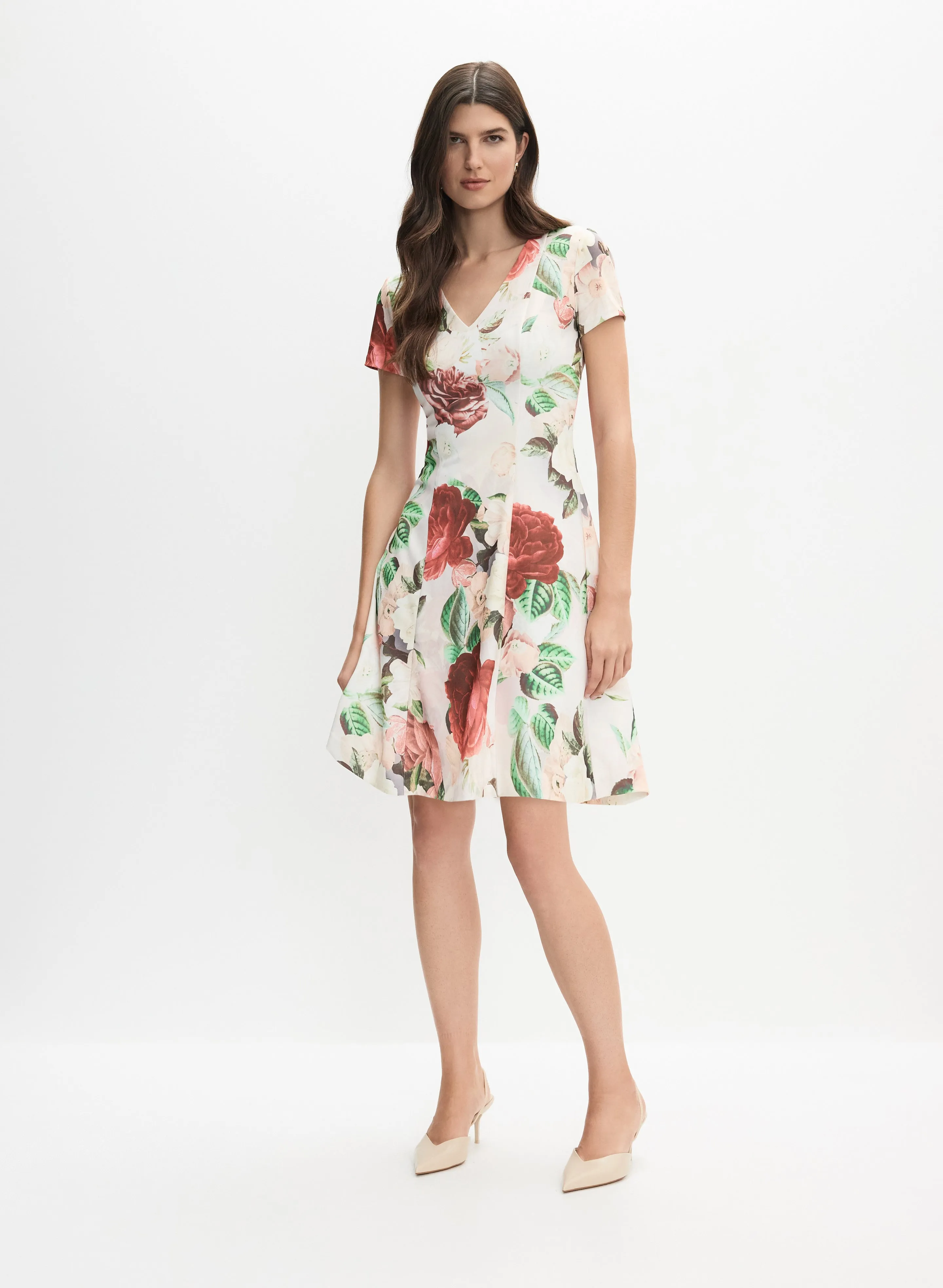 Short Sleeve Floral Dress sold by Melanie Lyne