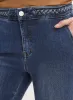 Braided Waist Trim Denim Capris sold by Melanie Lyne