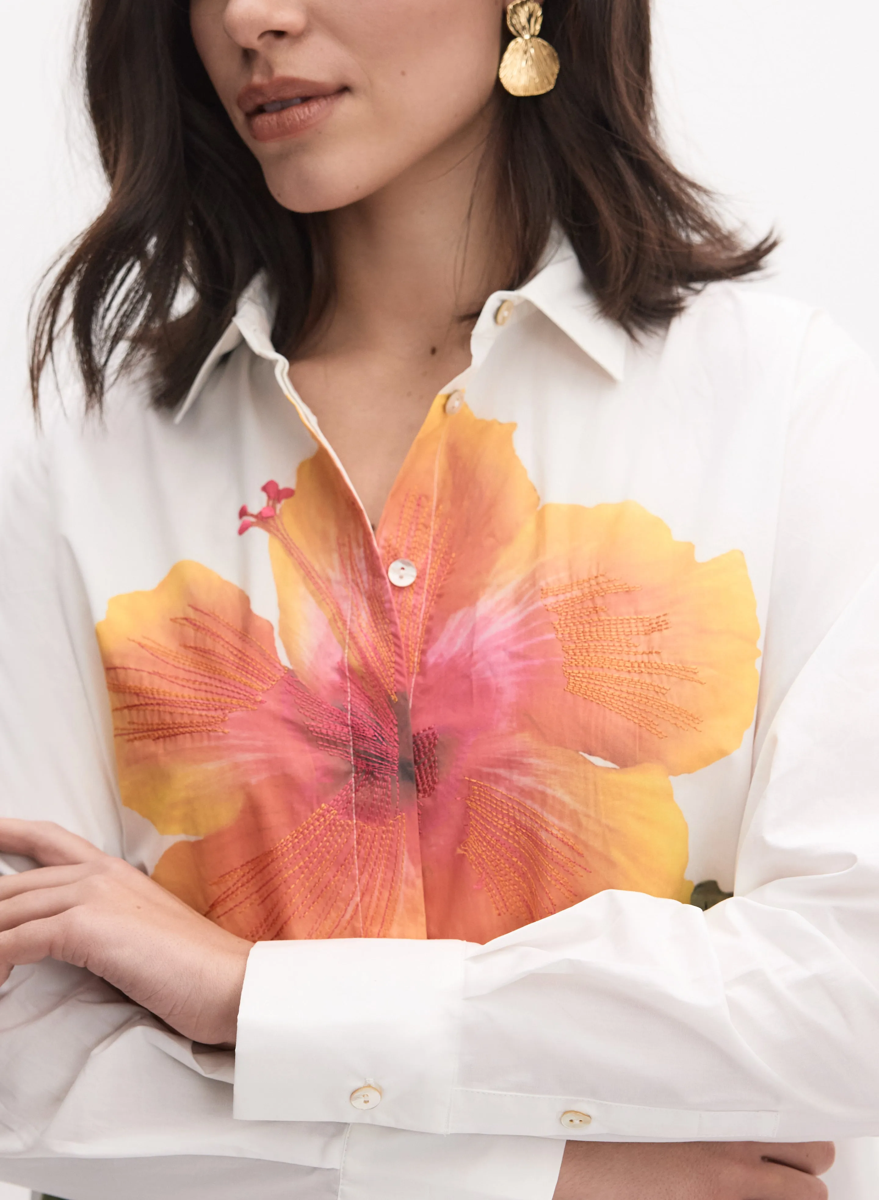 Joseph Ribkoff - Floral Placement Print Blouse sold by Melanie Lyne product image thumbnail 2