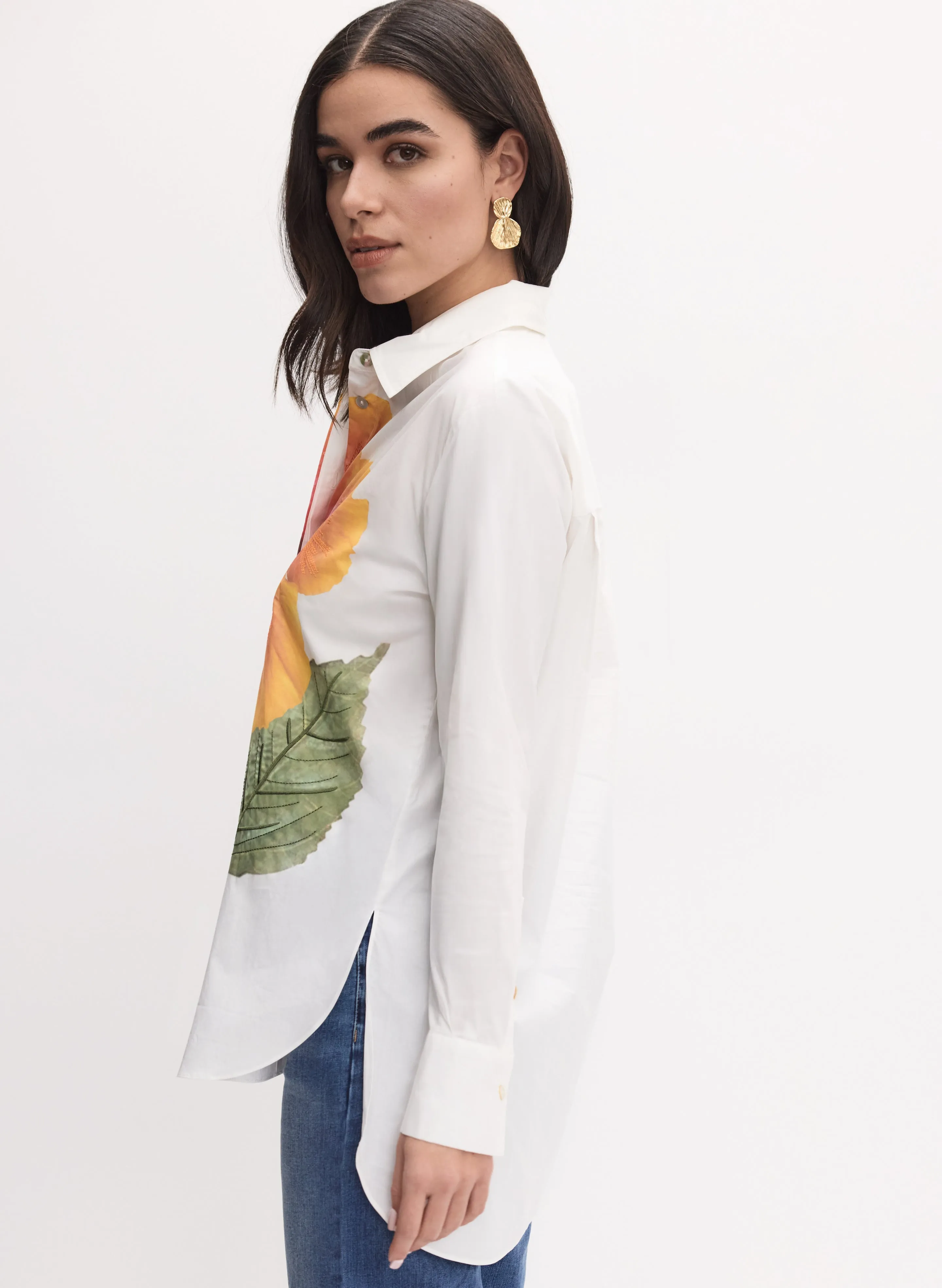 Joseph Ribkoff - Floral Placement Print Blouse sold by Melanie Lyne product image thumbnail 4