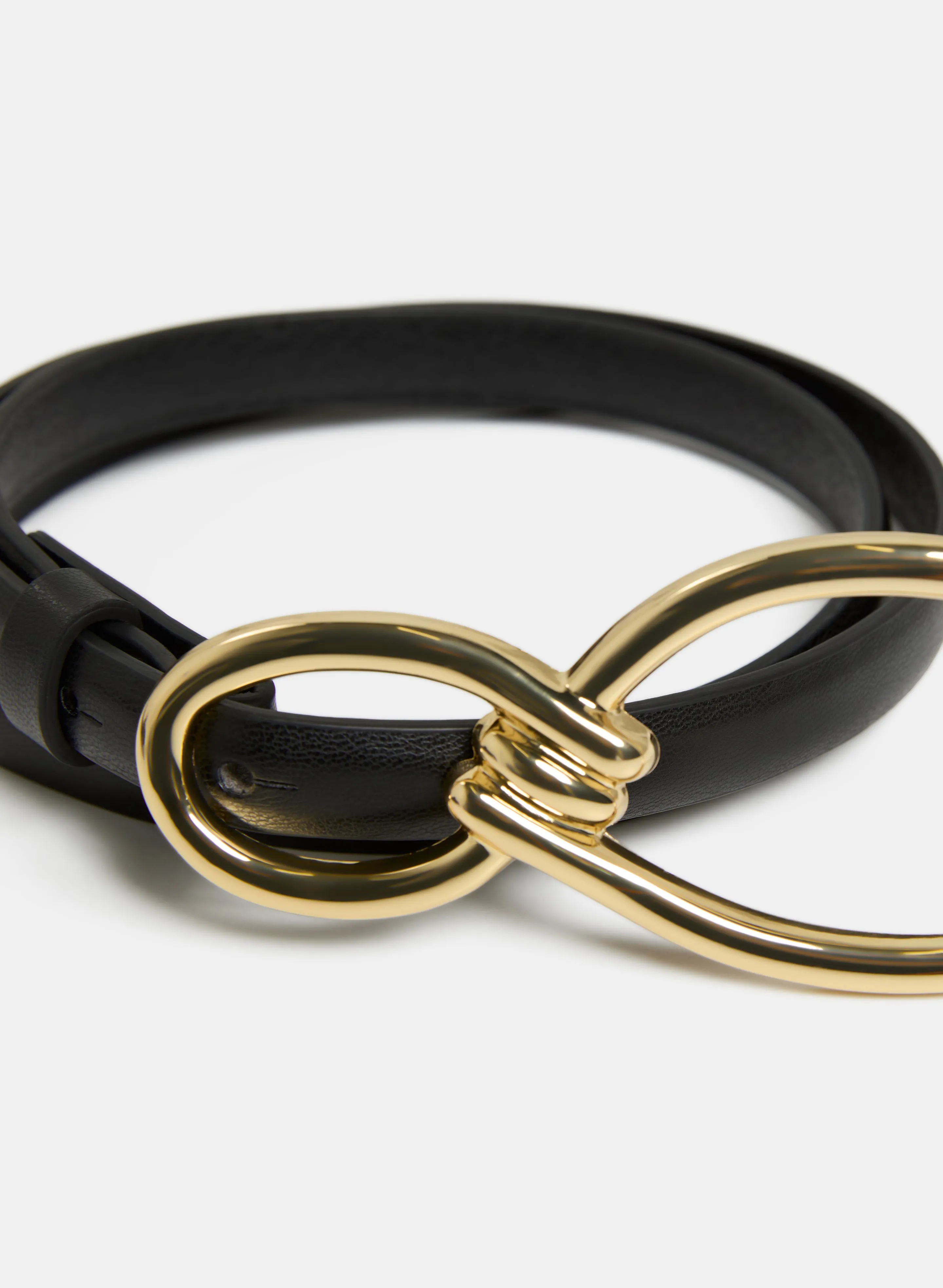 Loop Buckle Vegan Leather Belt sold by Melanie Lyne product image thumbnail 3