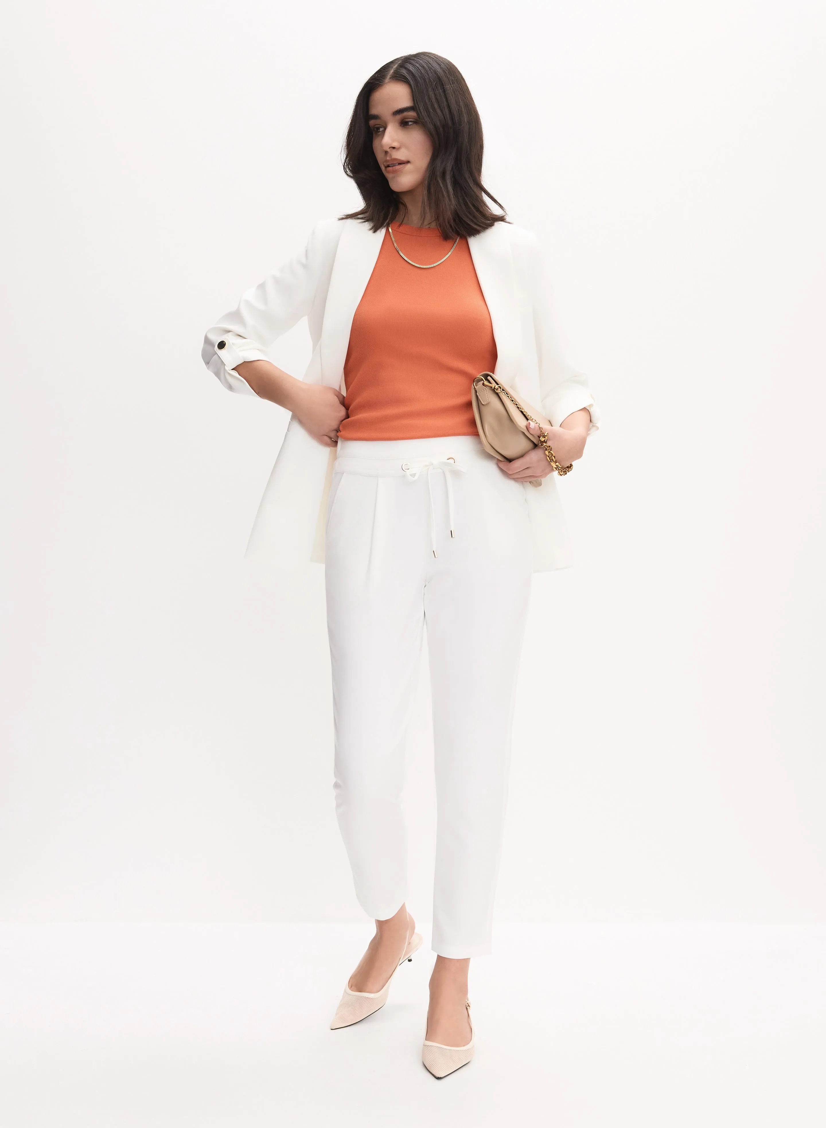 Drawstring Straight Leg Pants sold by Melanie Lyne product image thumbnail 5