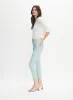 Slim-Leg Denim Capris sold by Melanie Lyne