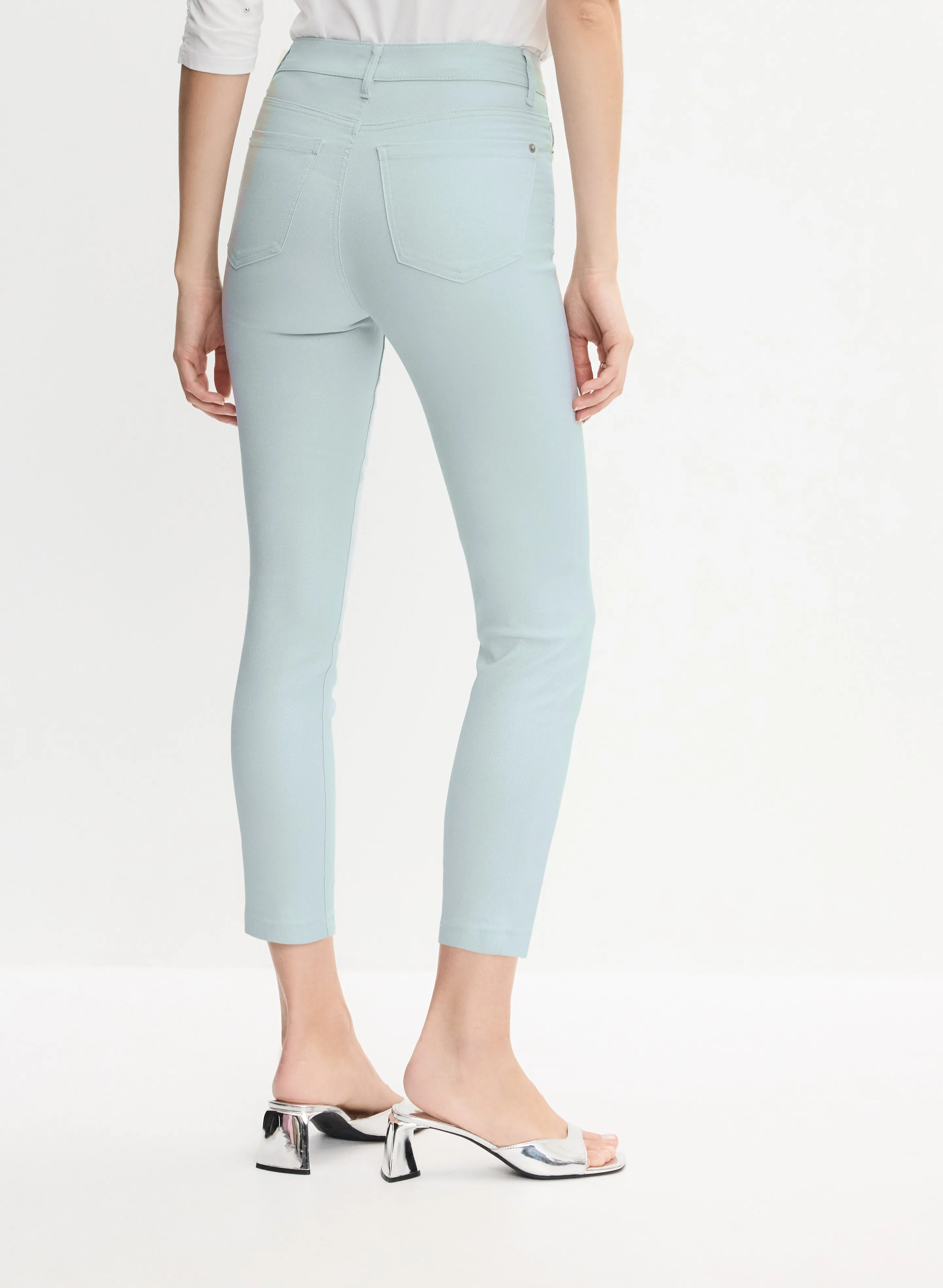 Slim-Leg Denim Capris sold by Melanie Lyne product image thumbnail 2