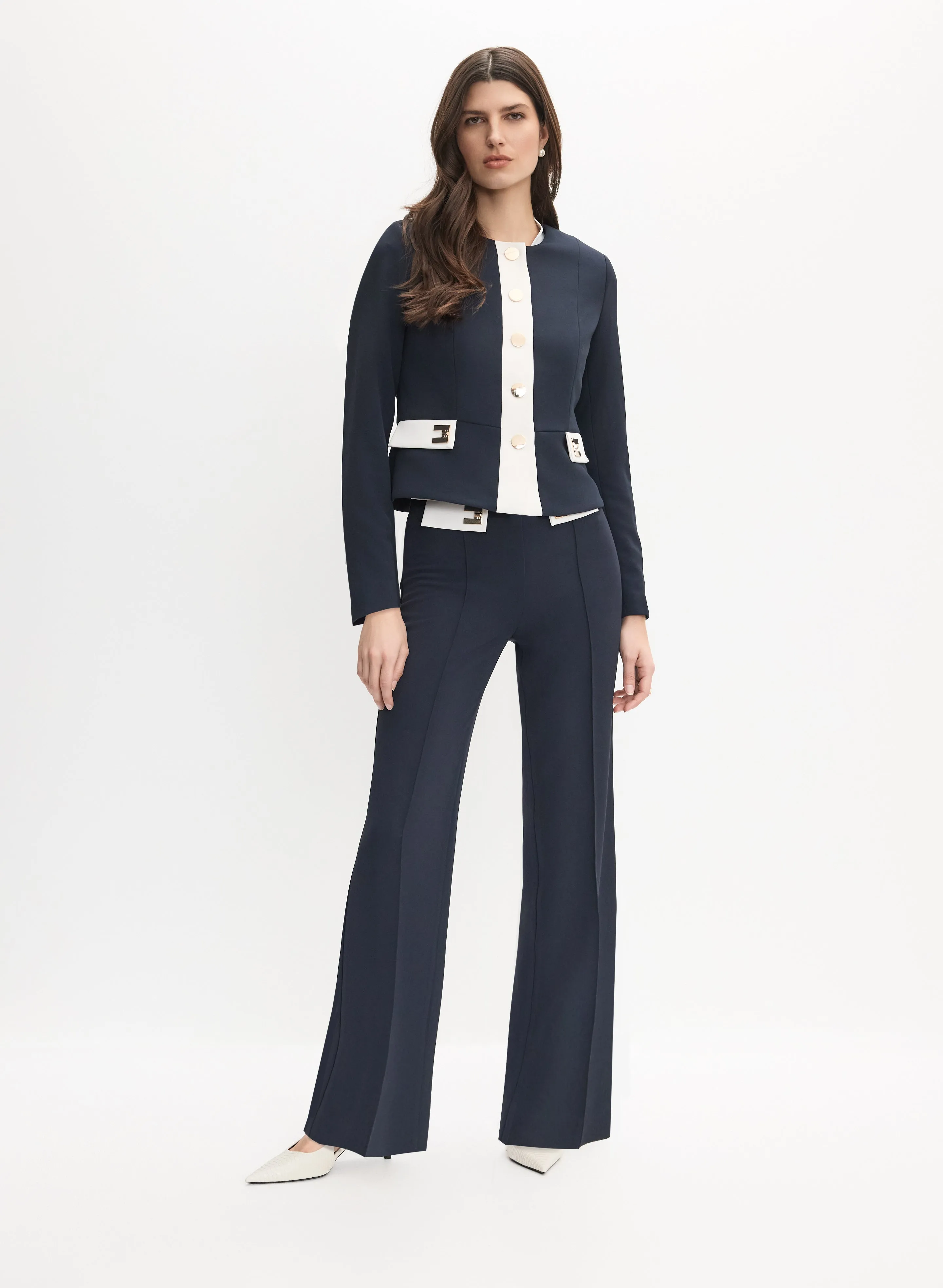 Contrast Trim Jacket sold by Melanie Lyne product image thumbnail 3