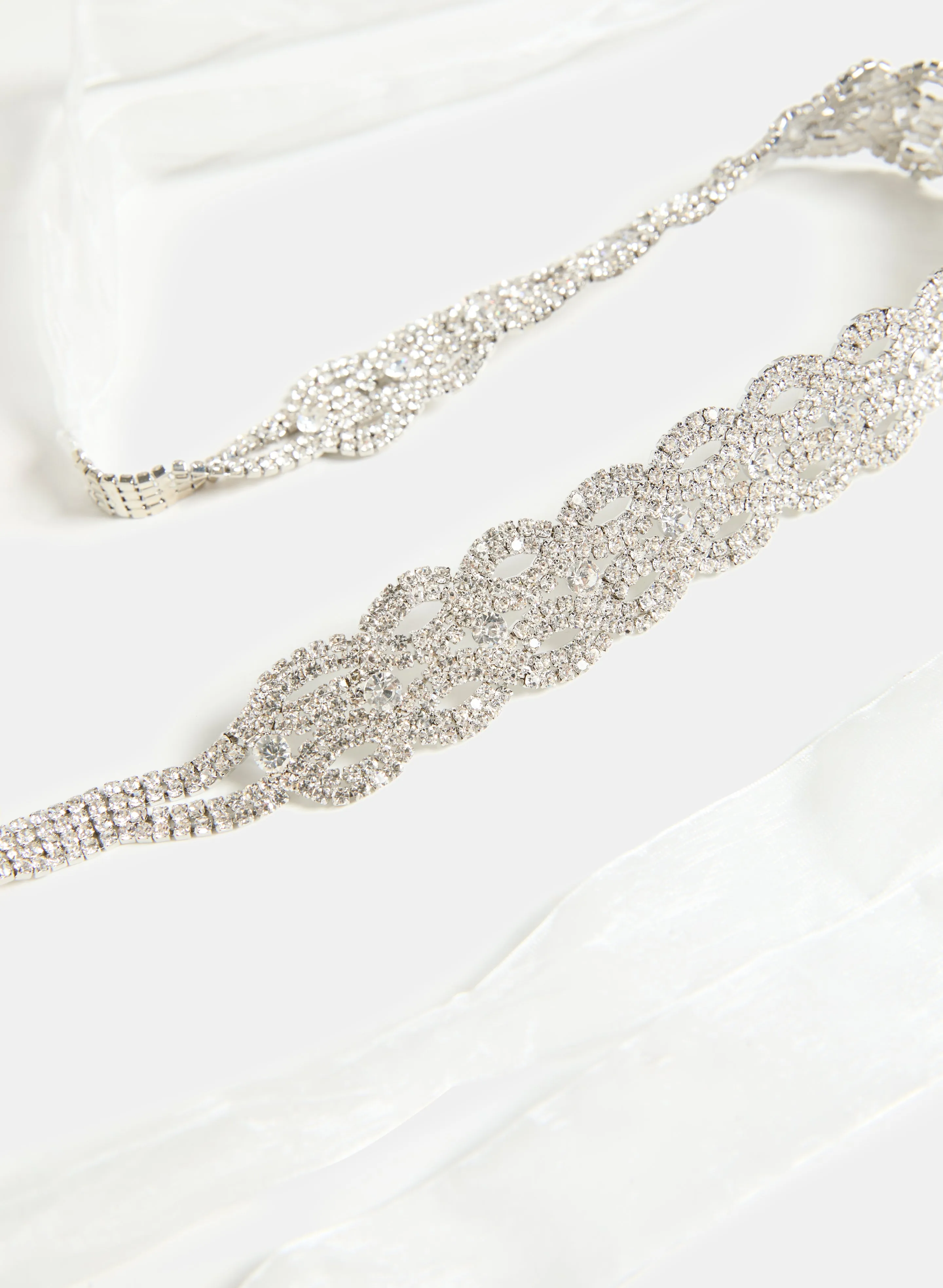 Scalloped Crystal Belt sold by Melanie Lyne product image thumbnail 2