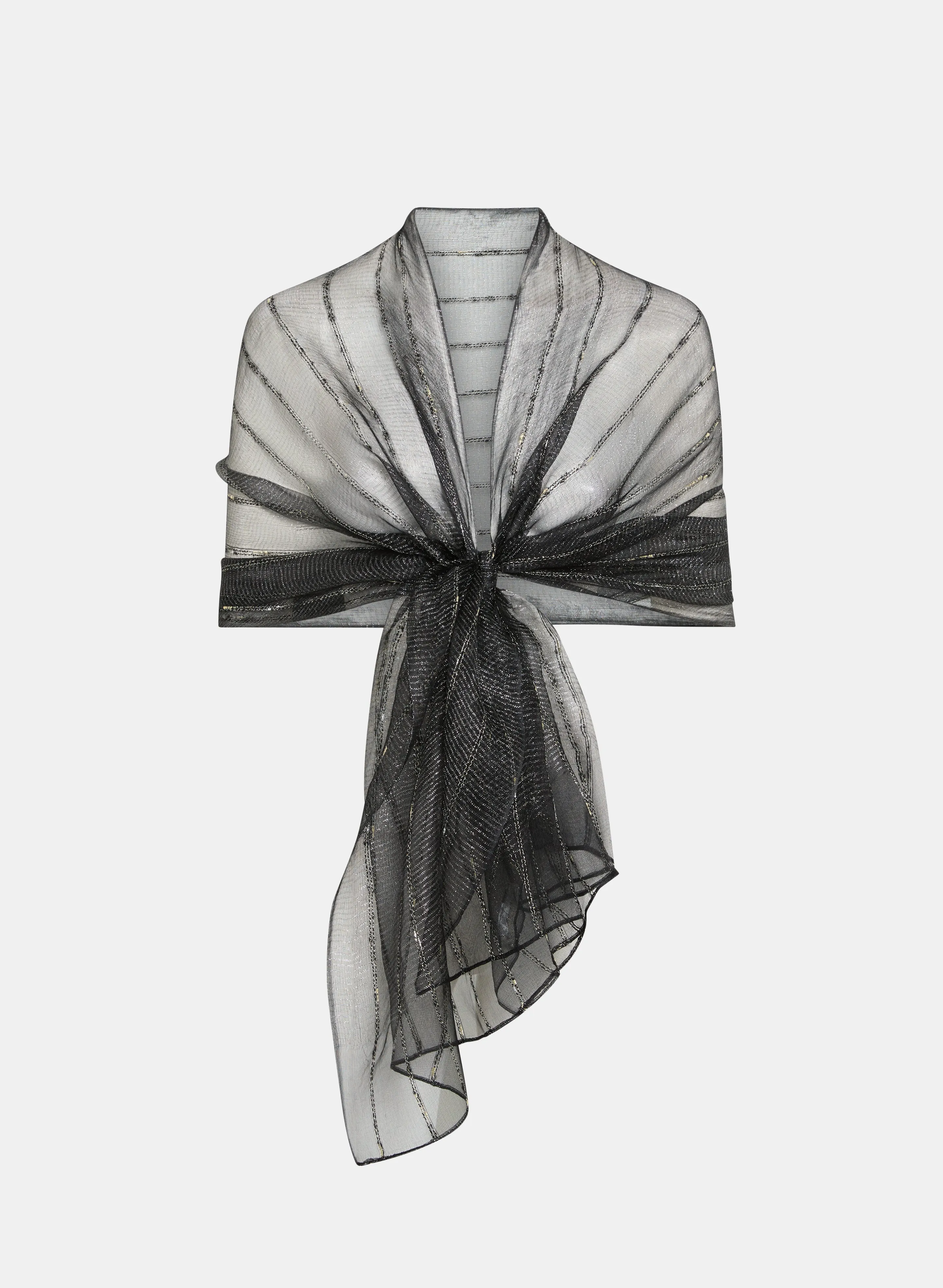 Metallic Stripe Scarf sold by Melanie Lyne