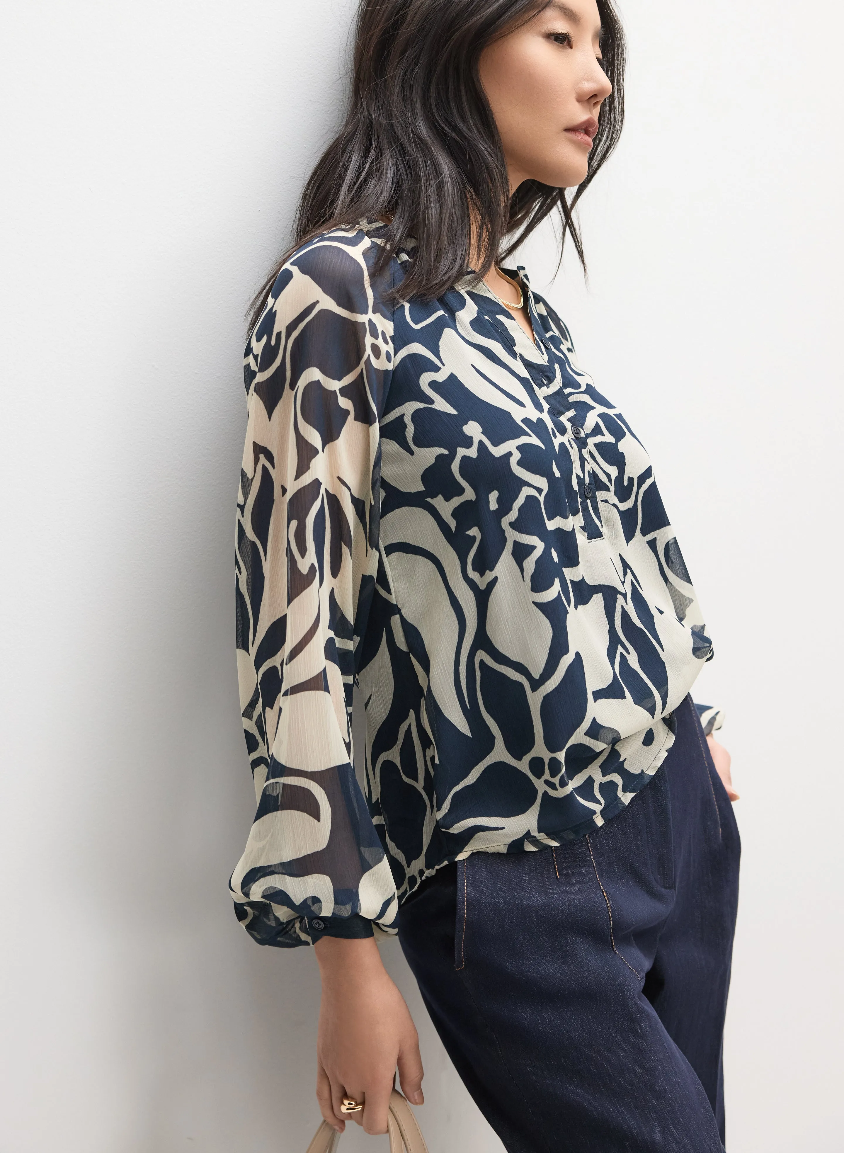 Floral Chiffon Blouse sold by Melanie Lyne