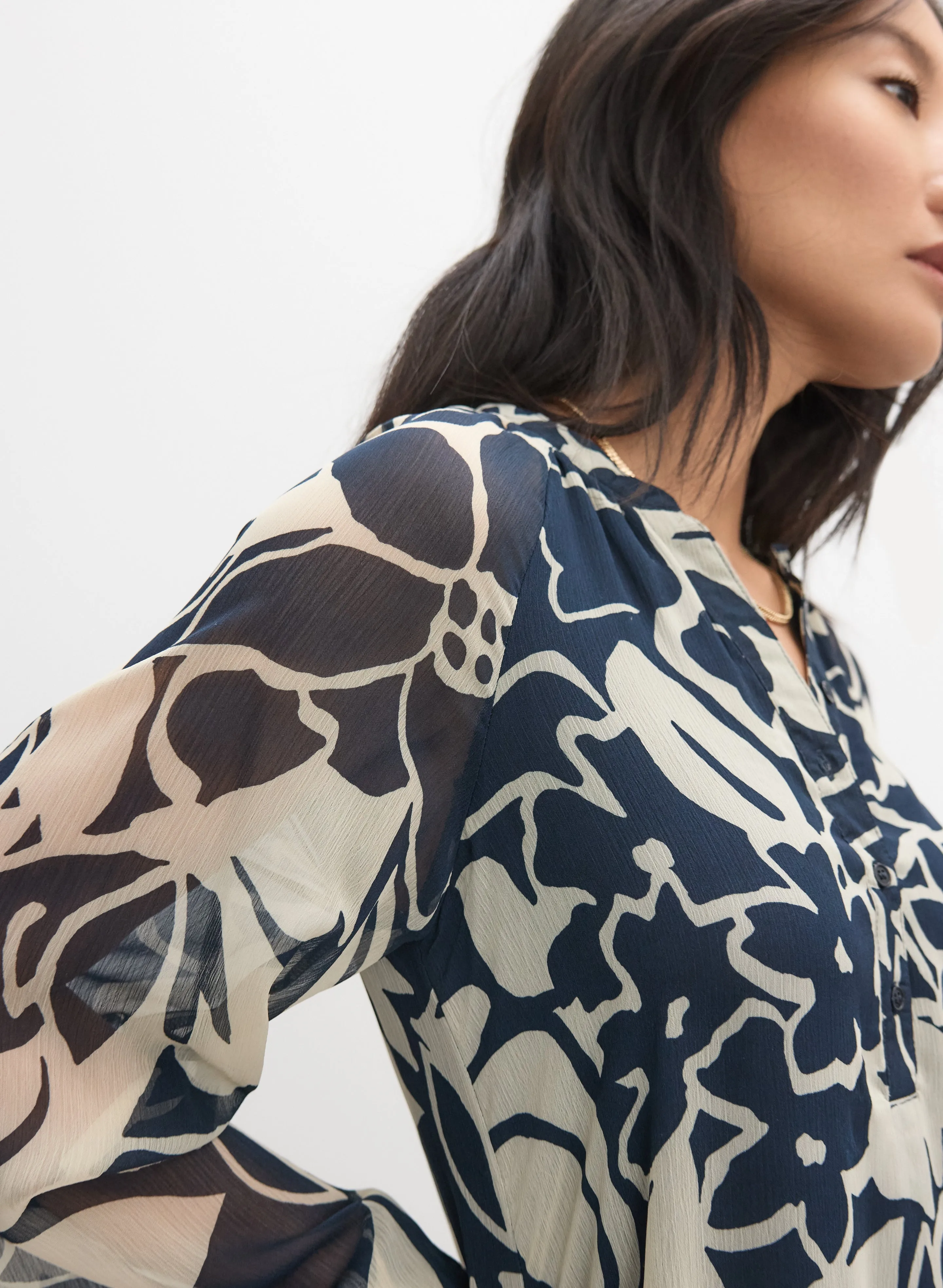 Floral Chiffon Blouse sold by Melanie Lyne product image thumbnail 2