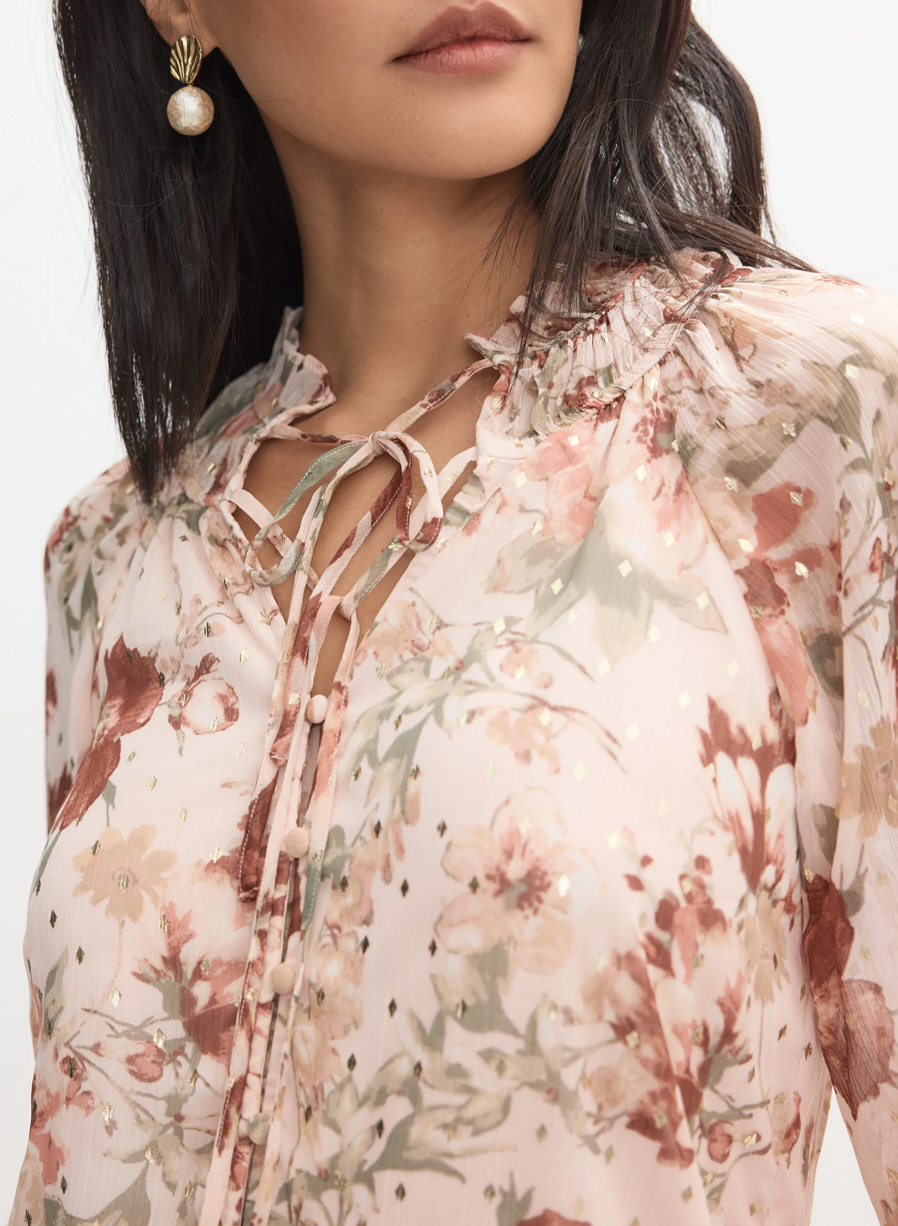 Floral Chiffon Blouse sold by Melanie Lyne product image thumbnail 2