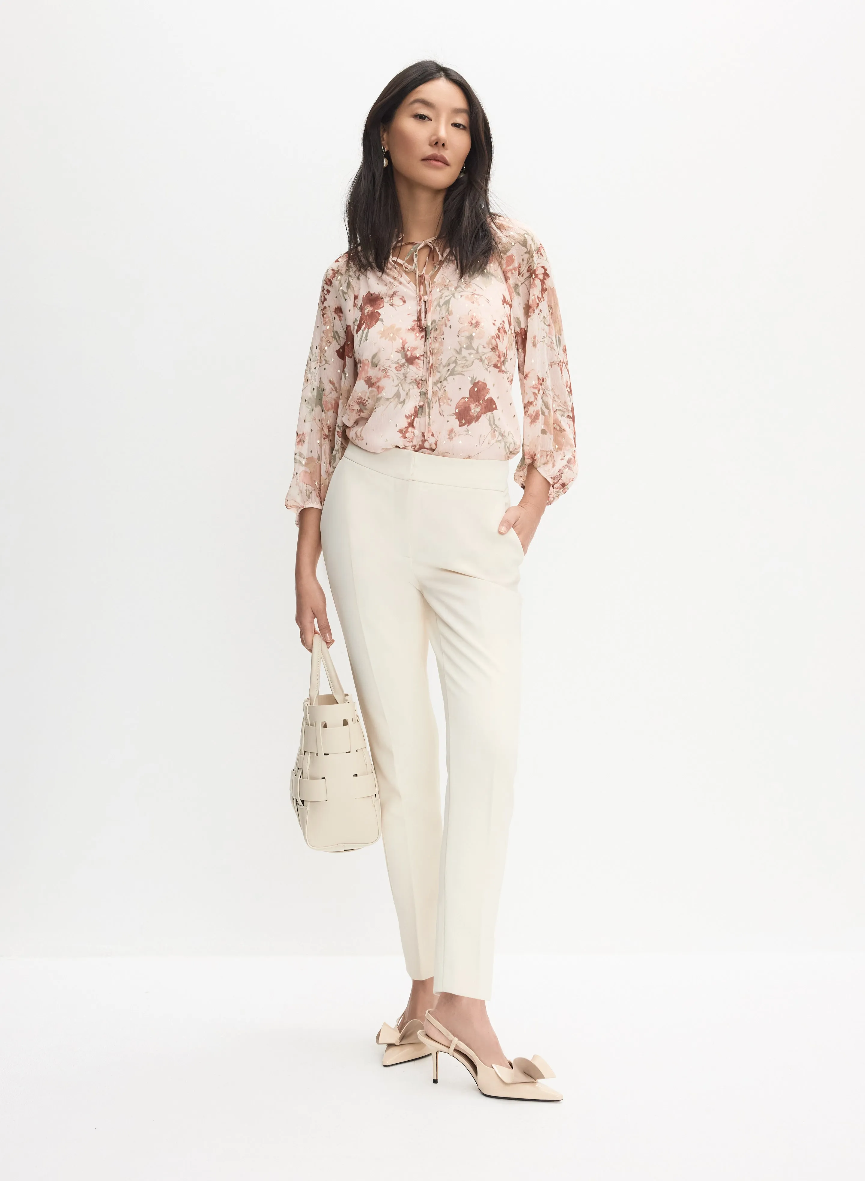 Floral Chiffon Blouse sold by Melanie Lyne product image thumbnail 3