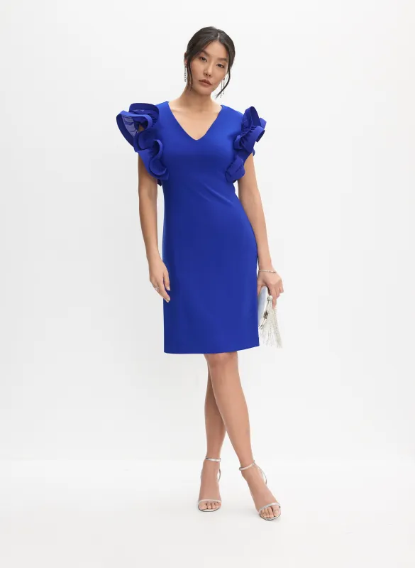 Joseph Ribkoff - Ruffled Sleeve Dress made by Melanie Lyne