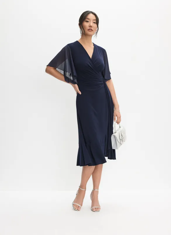 Joseph Ribkoff - Chiffon Wrap Dress sold by Melanie Lyne