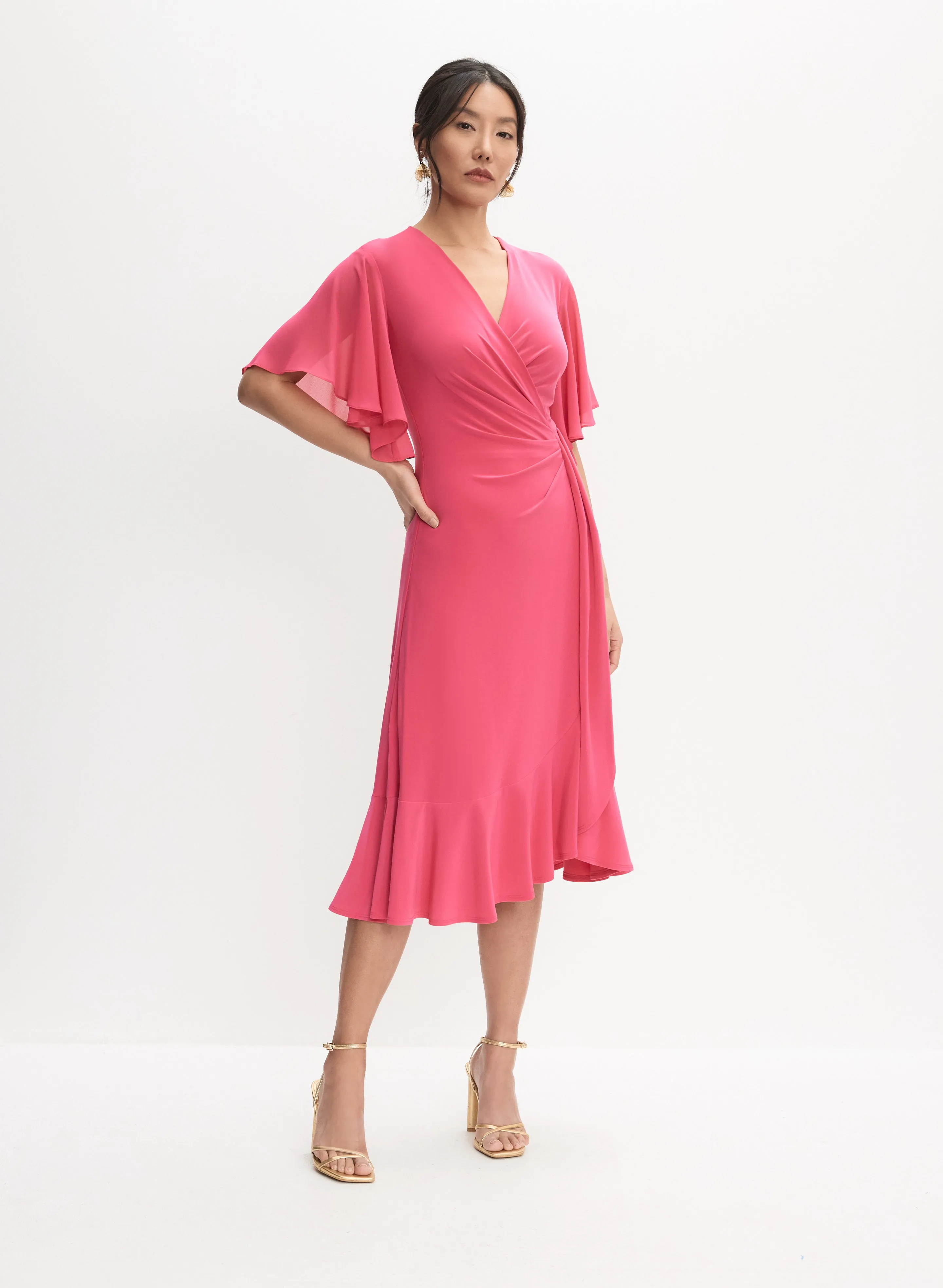 Joseph Ribkoff - Chiffon Wrap Dress sold by Melanie Lyne