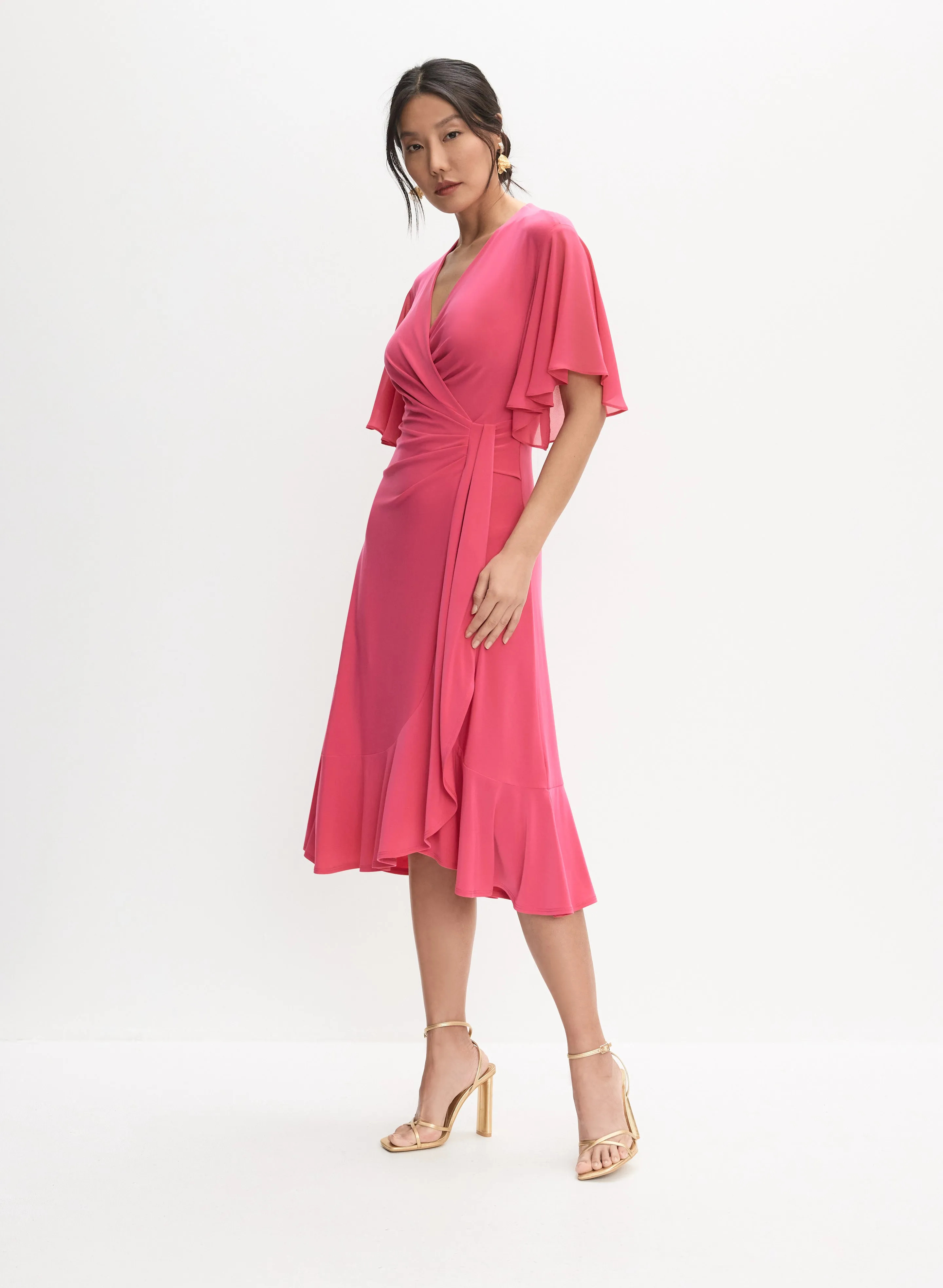 Joseph Ribkoff - Chiffon Wrap Dress sold by Melanie Lyne product image thumbnail 3
