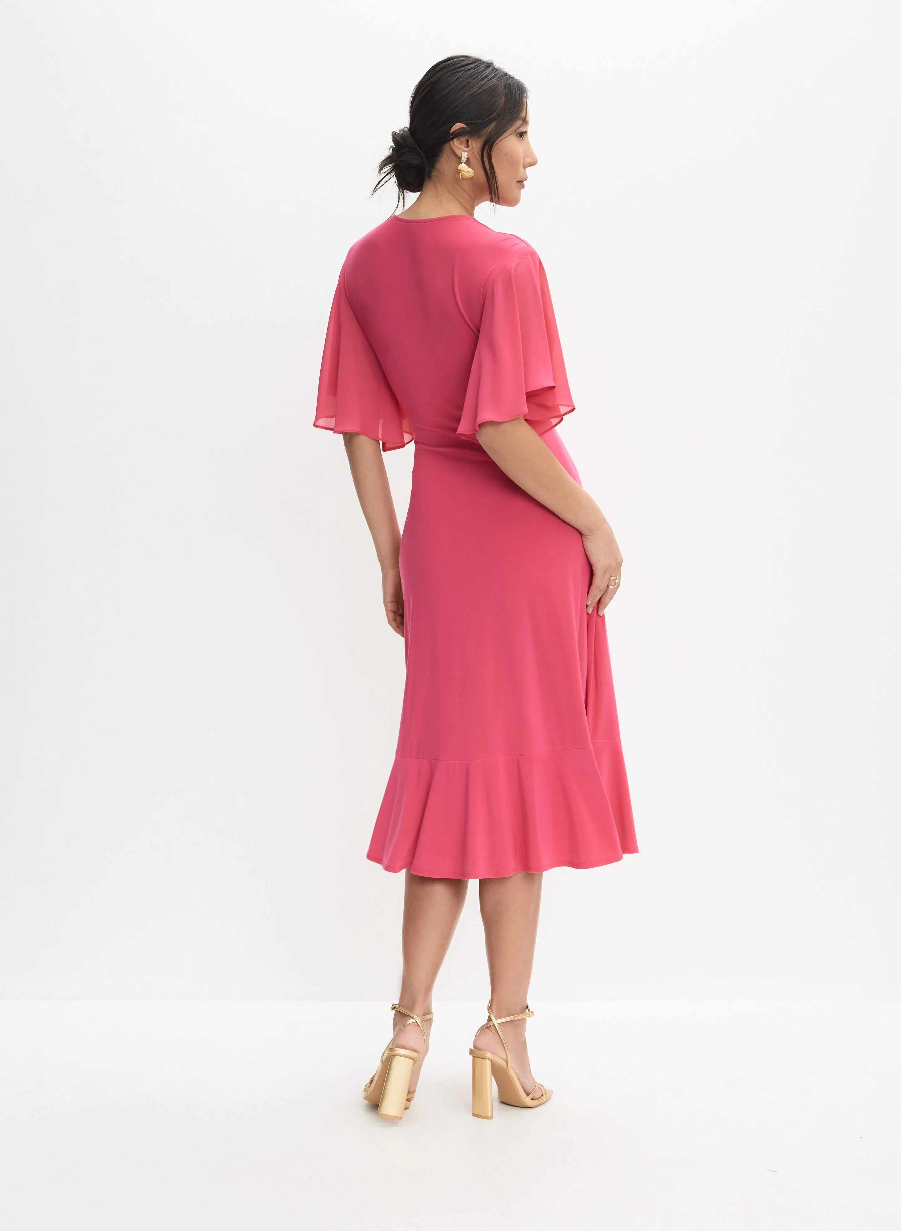 Joseph Ribkoff - Chiffon Wrap Dress sold by Melanie Lyne product image thumbnail 5